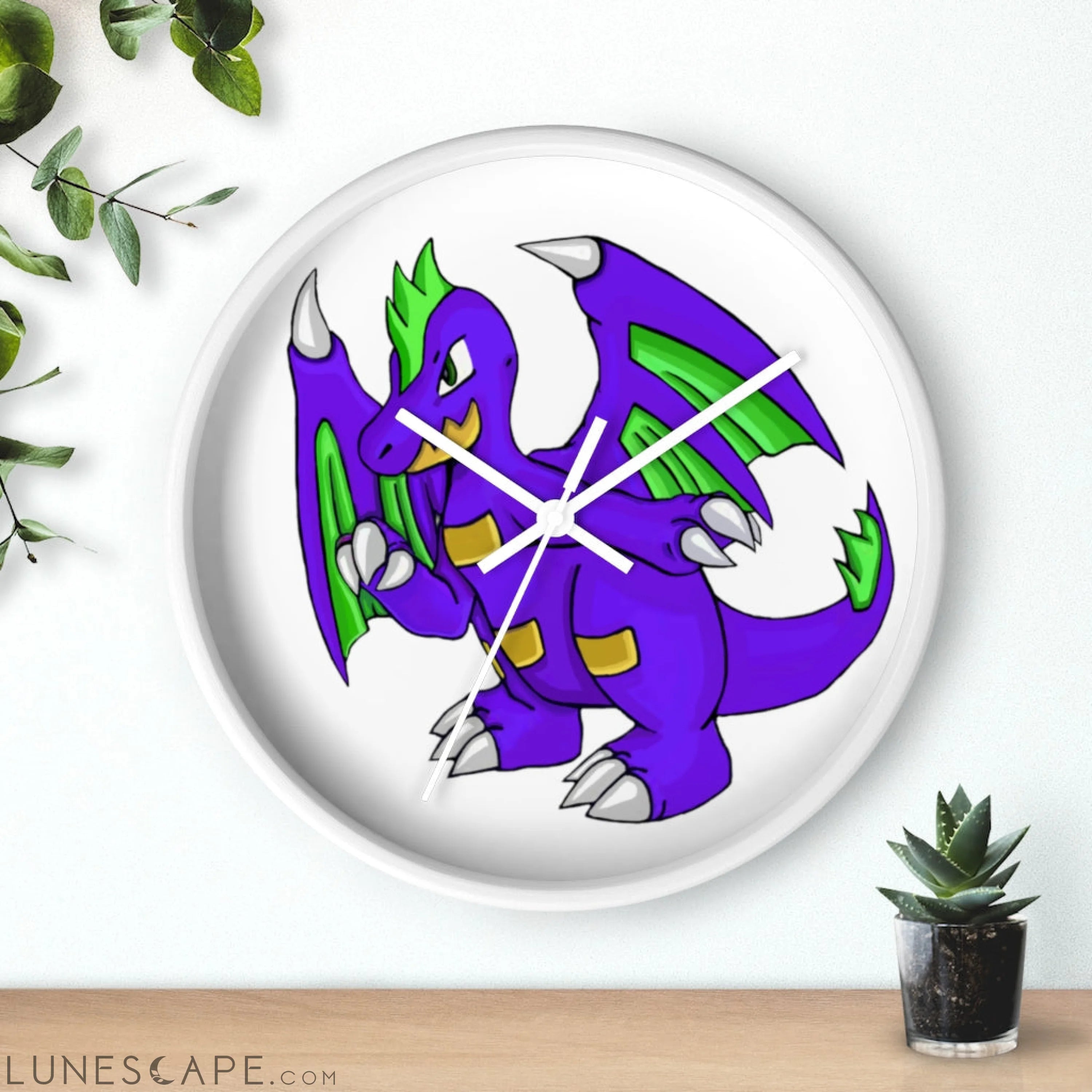 Emiletas Wall clock LUNESCAPE