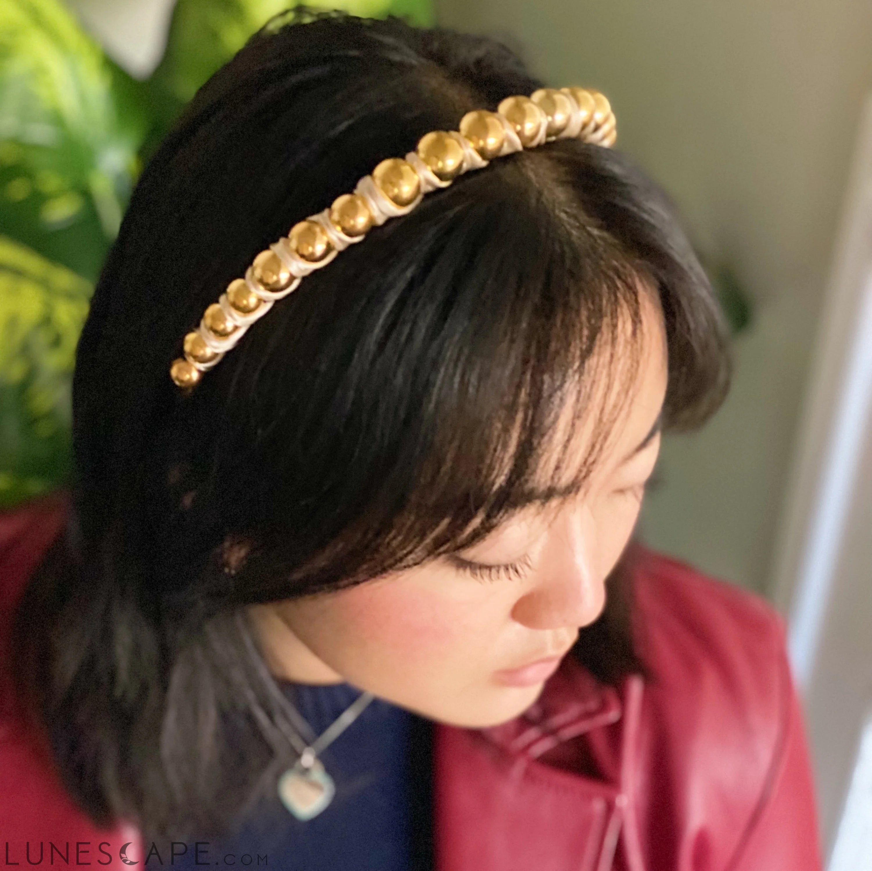 Emily Satin Wrapped Headband LUNESCAPE