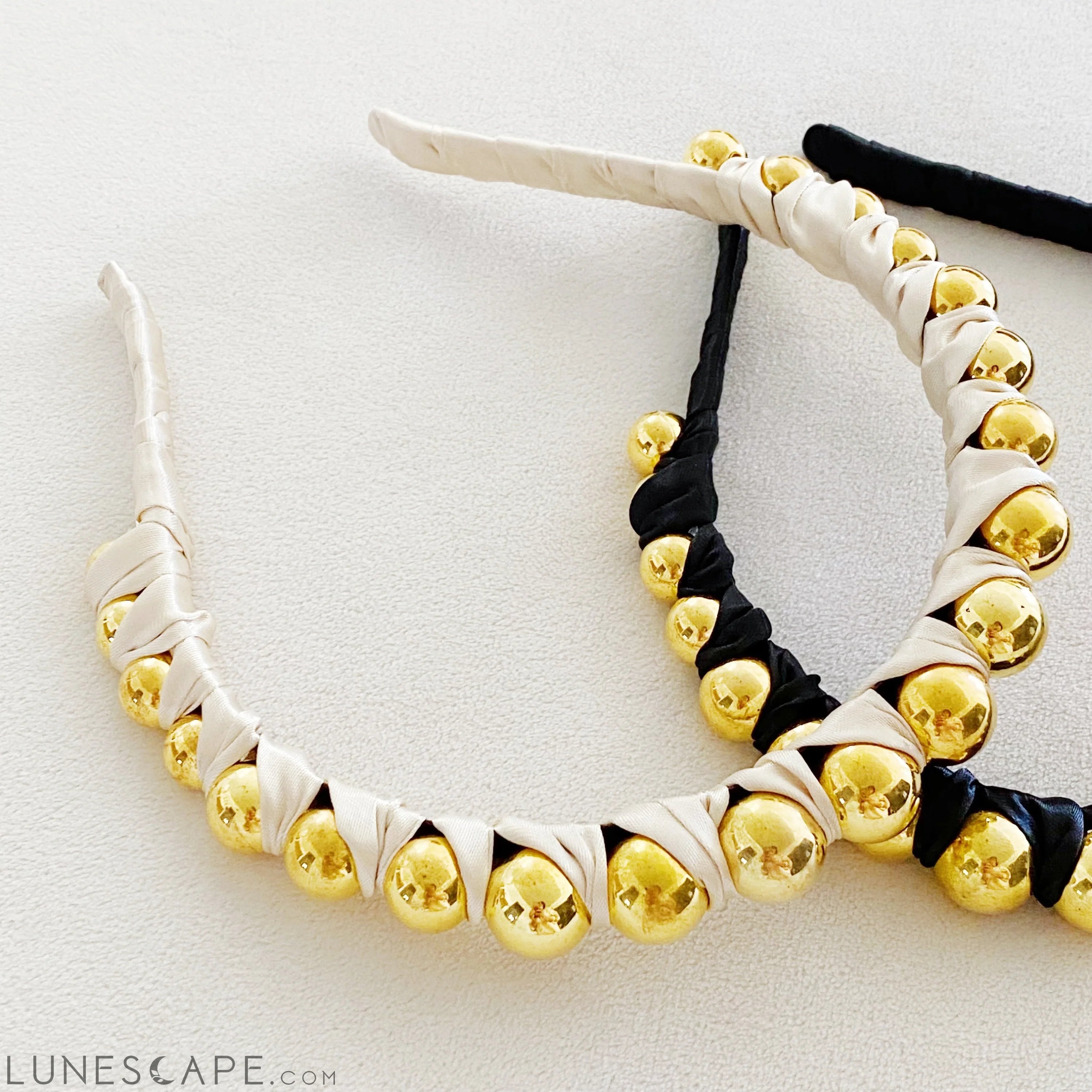 Emily Satin Wrapped Headband LUNESCAPE