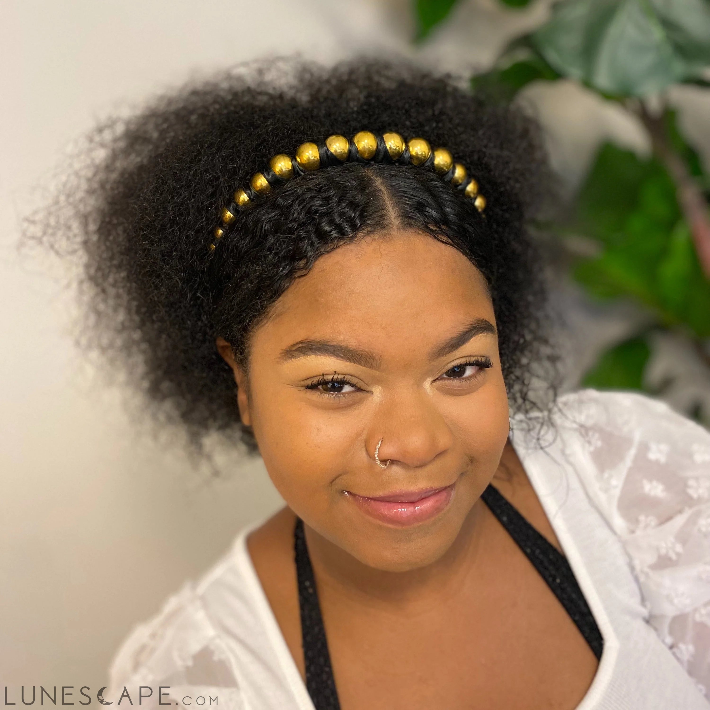 Emily Satin Wrapped Headband LUNESCAPE