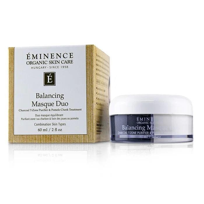 EMINENCE Balancing Masque Duo: Charcoal T-Zone Purifier & Pomelo Cheek Treatment LUNESCAPE