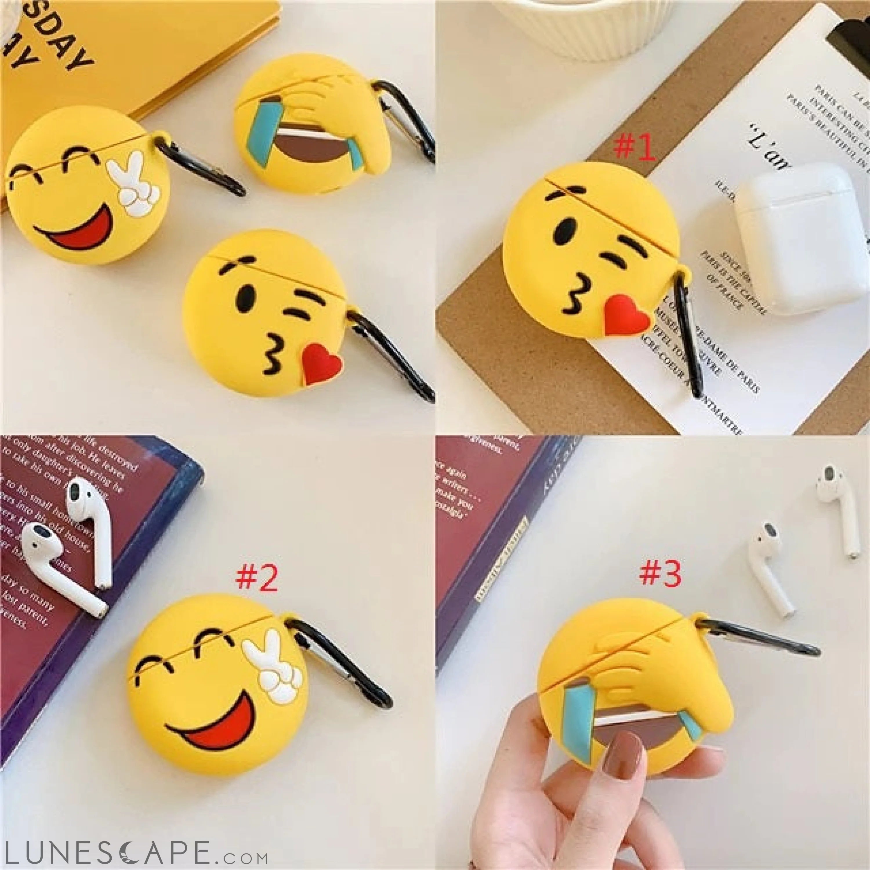 Emoticons AirPods Headphone Case LUNESCAPE