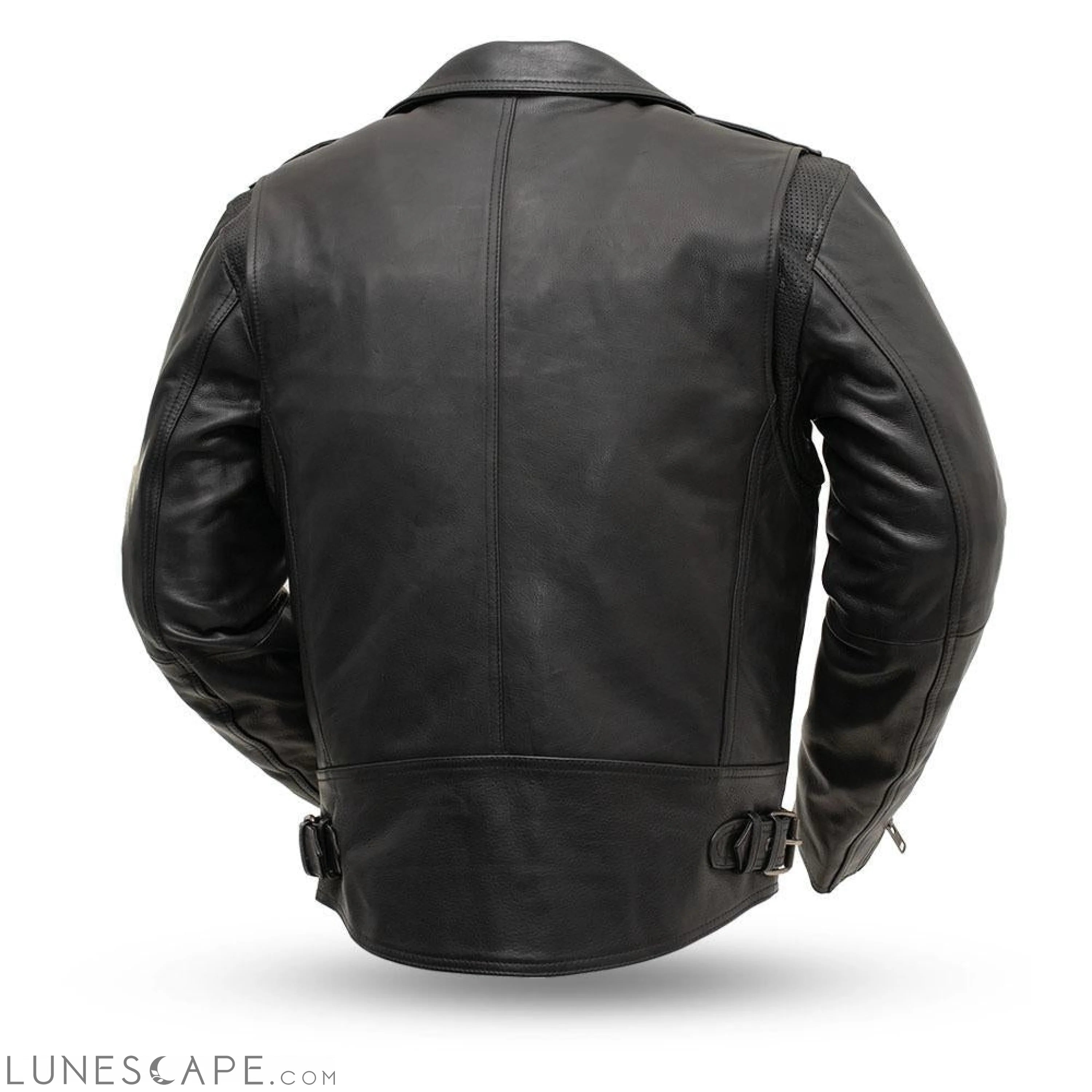 Enforcer - Men's Leather Motorcycle Jacket LUNESCAPE