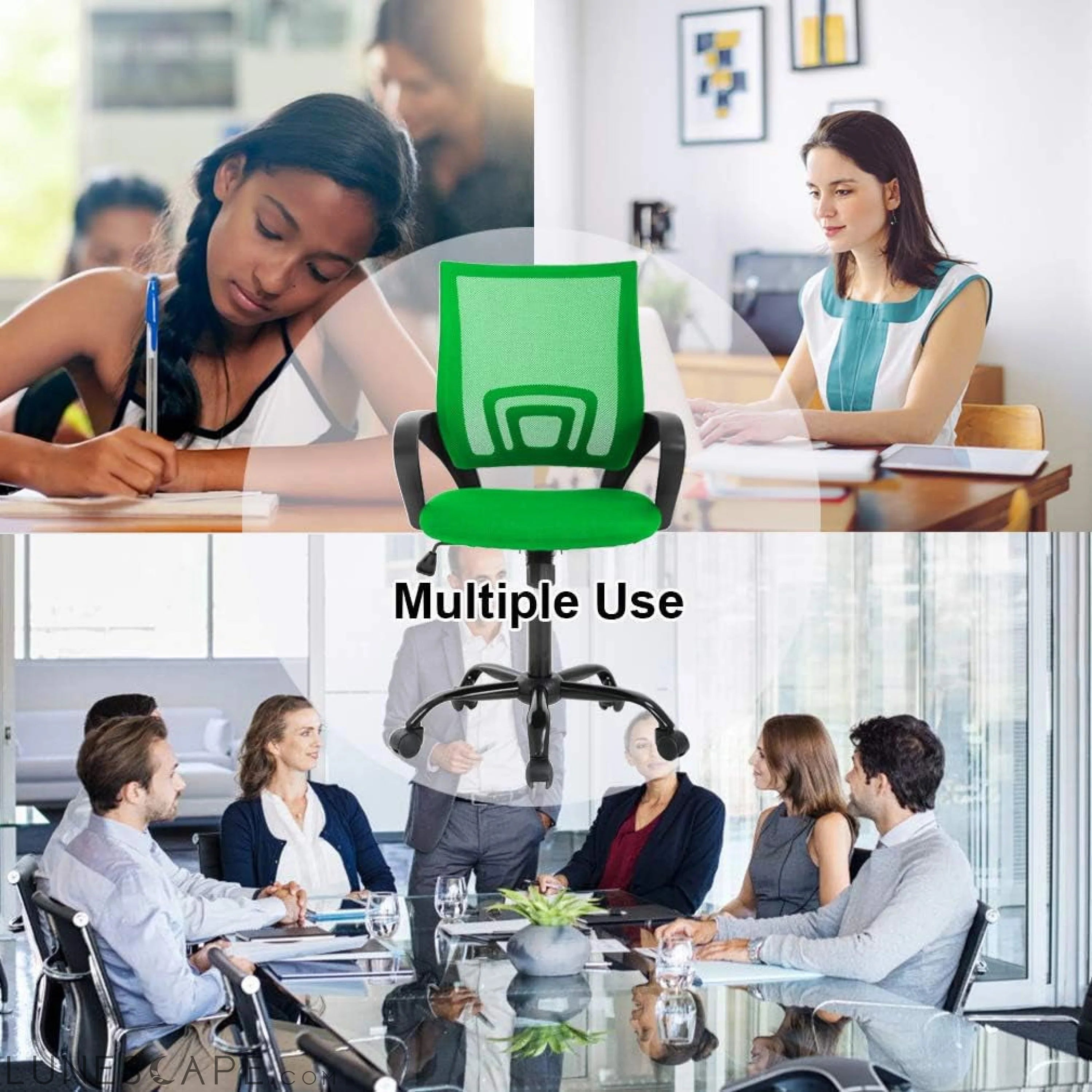 Ergonomic Office Chair Cheap Desk Chair Mesh Executive Computer Chair LUNESCAPE