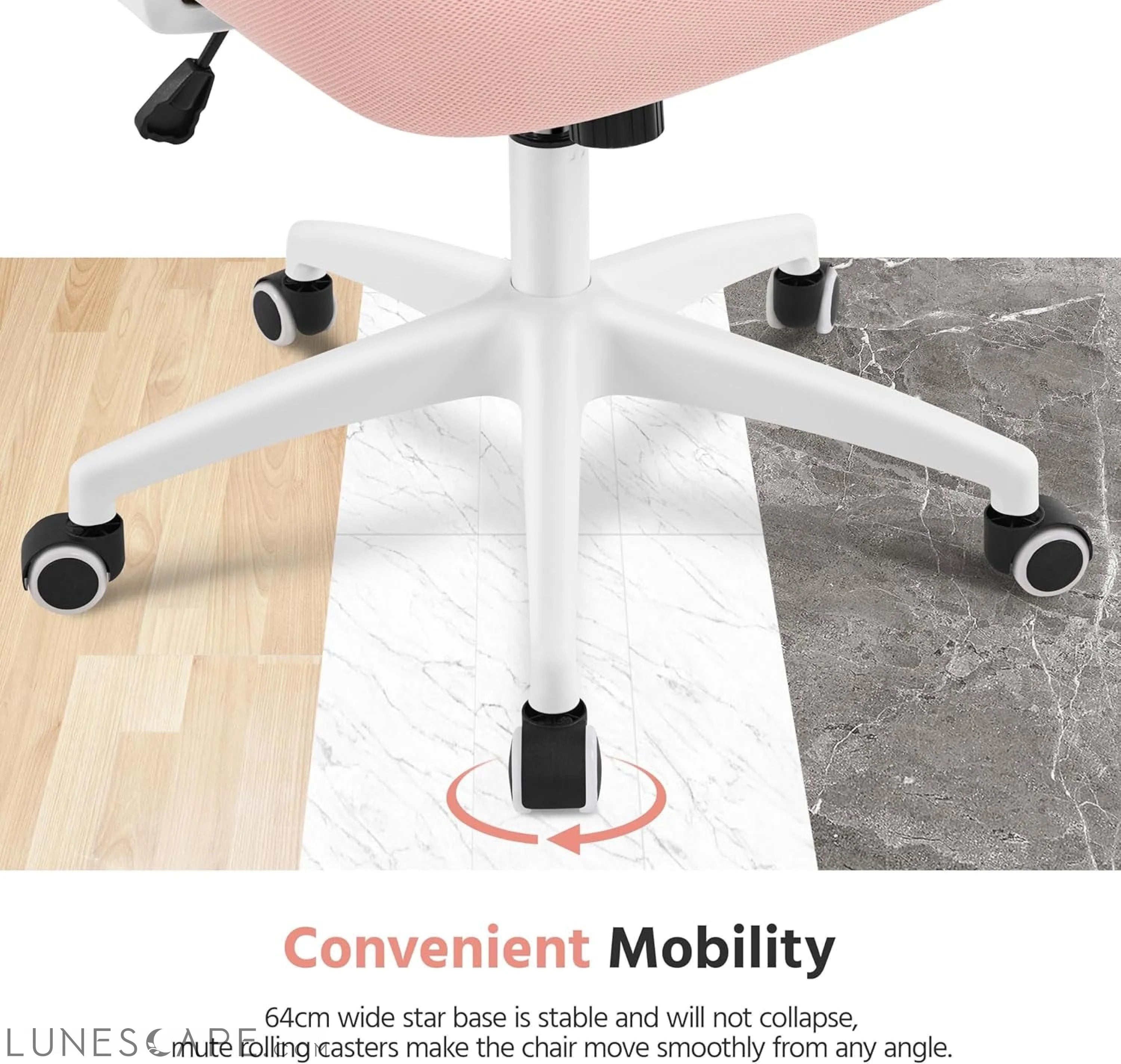 Ergonomic Office Chair, High Back Mesh Desk Chair with Flip-Up LUNESCAPE