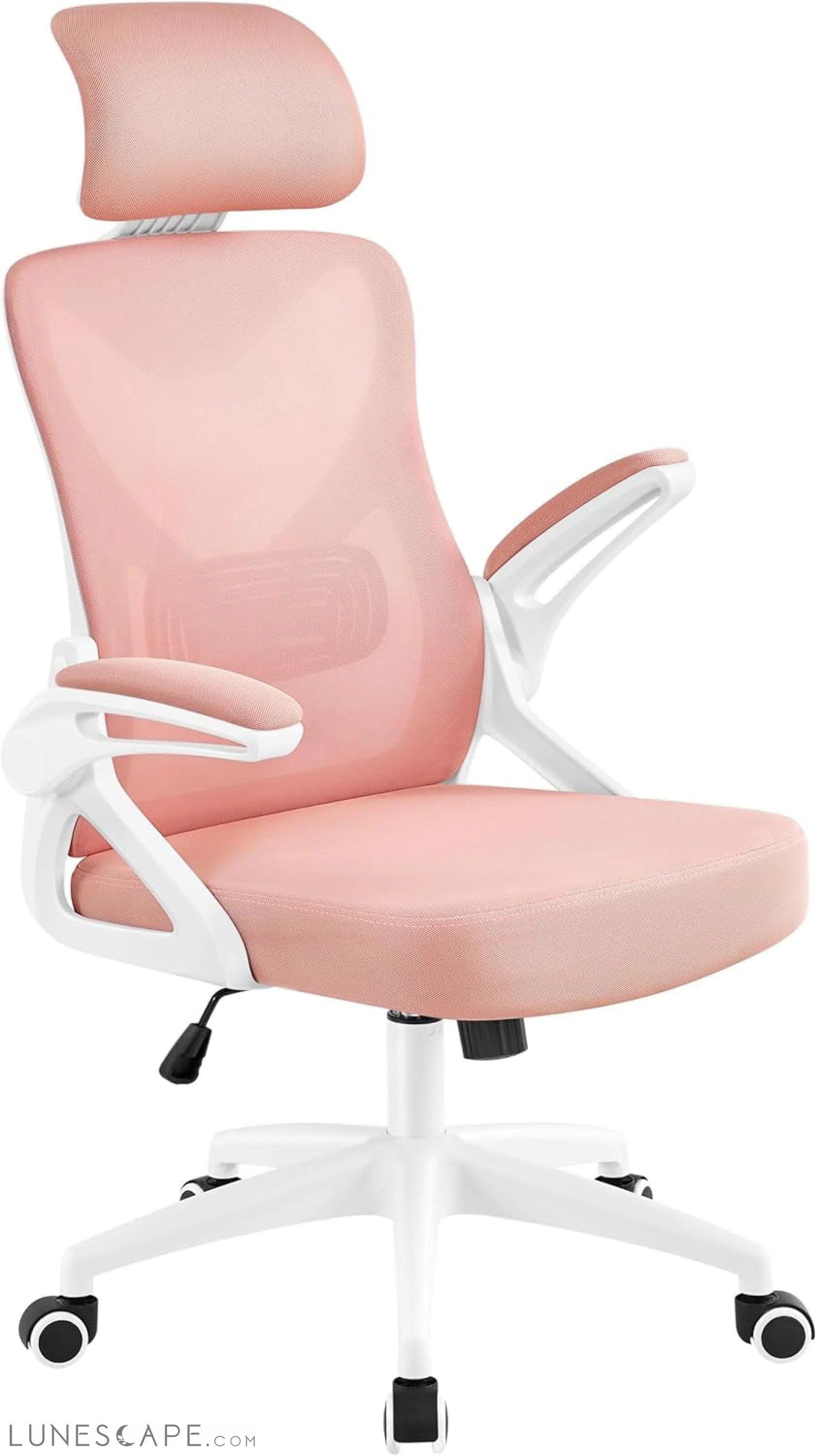 Ergonomic Office Chair, High Back Mesh Desk Chair with Flip-Up LUNESCAPE