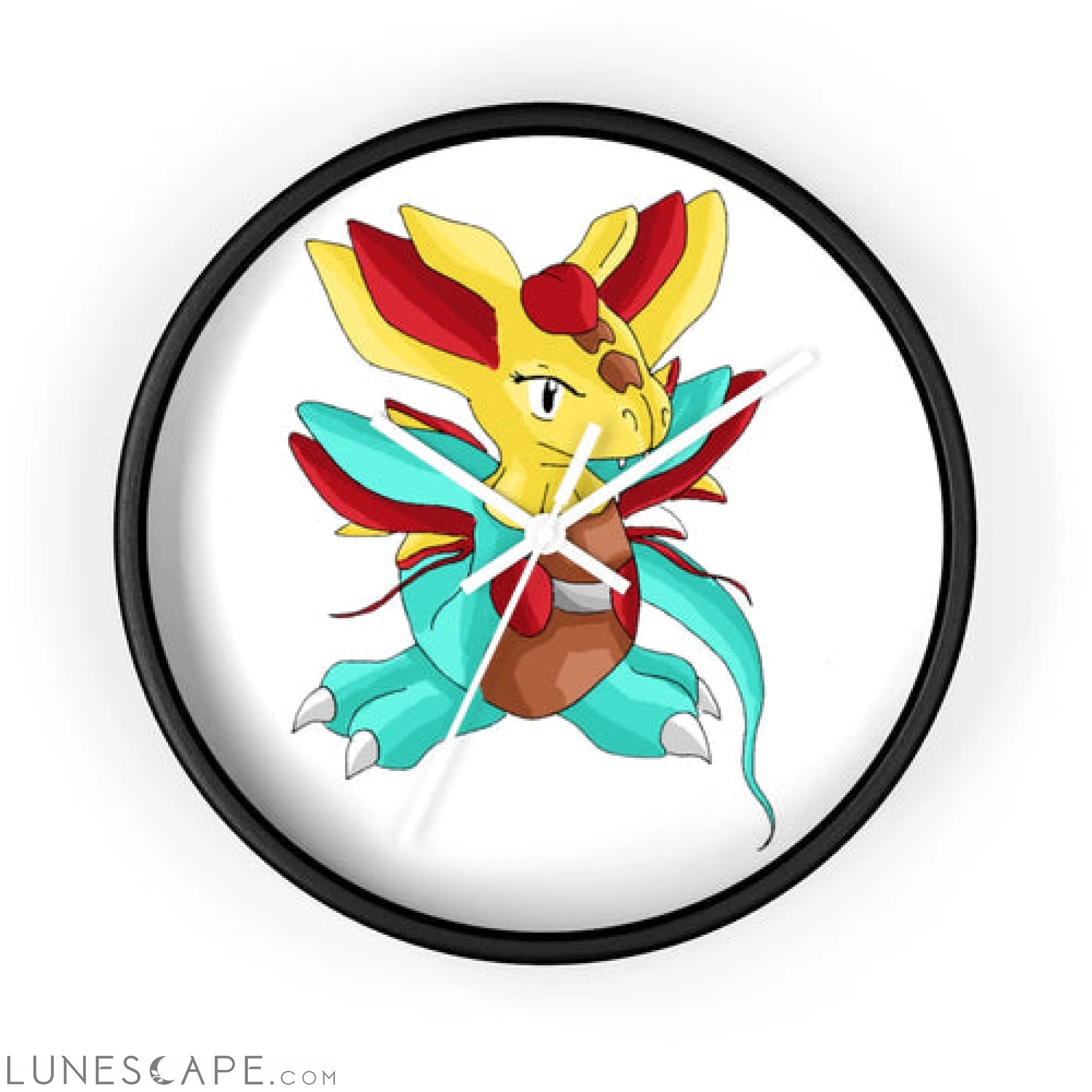 Fabaraess Wall clock LUNESCAPE