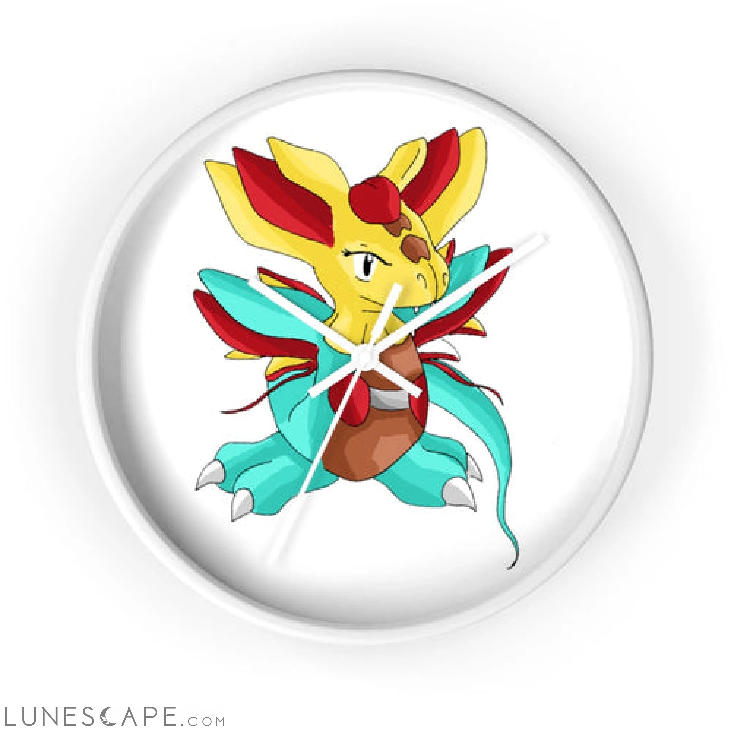 Fabaraess Wall clock LUNESCAPE