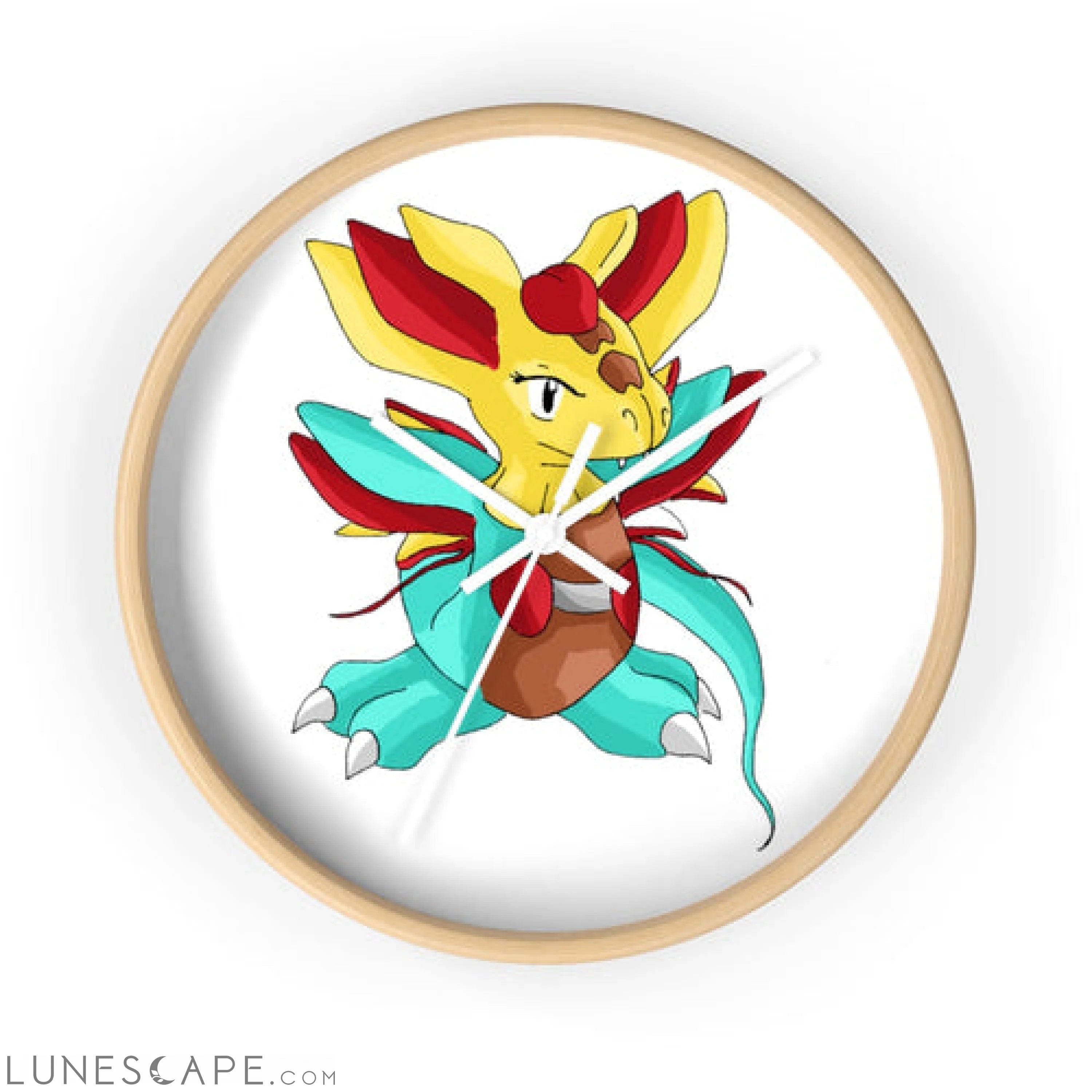 Fabaraess Wall clock LUNESCAPE