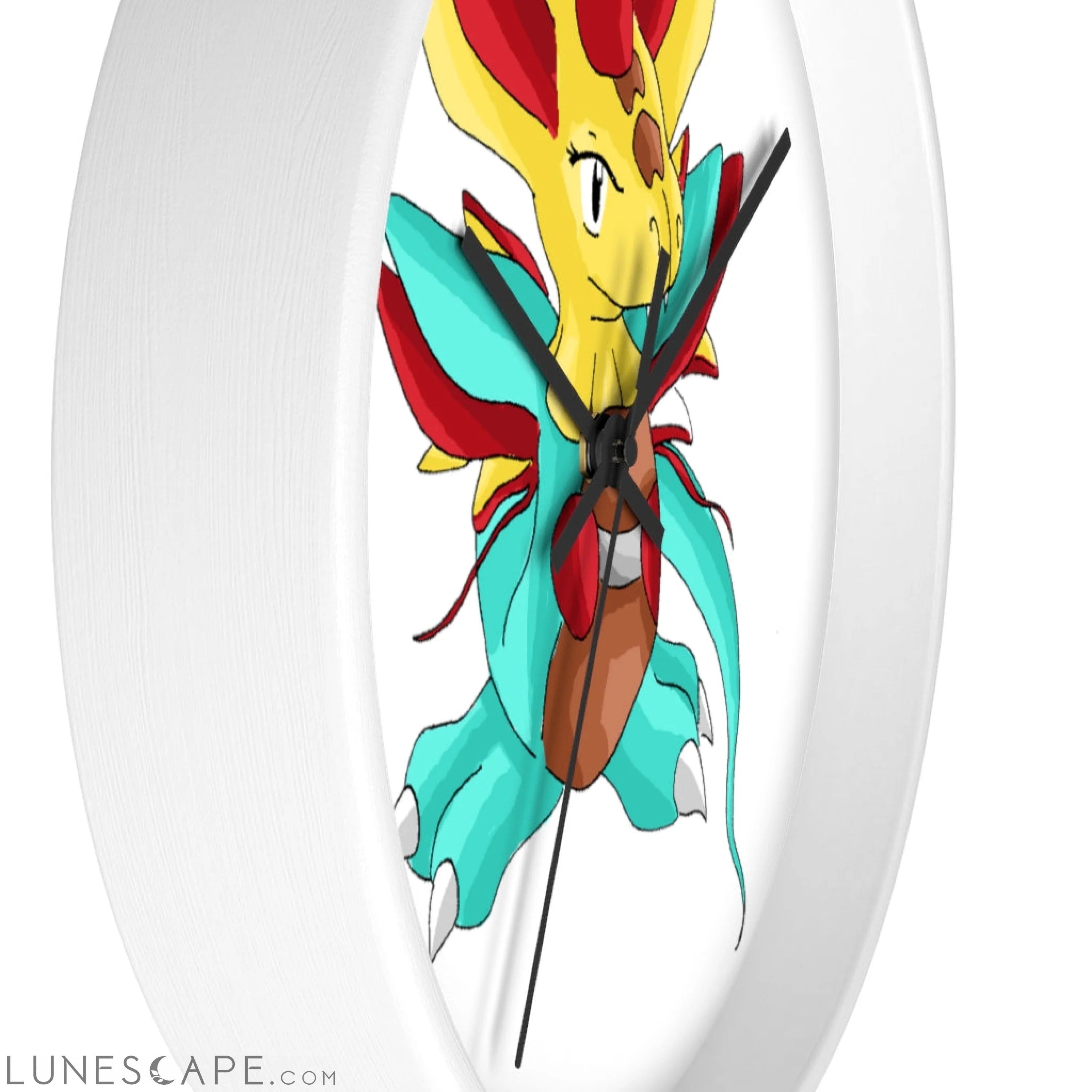 Fabaraess Wall clock LUNESCAPE