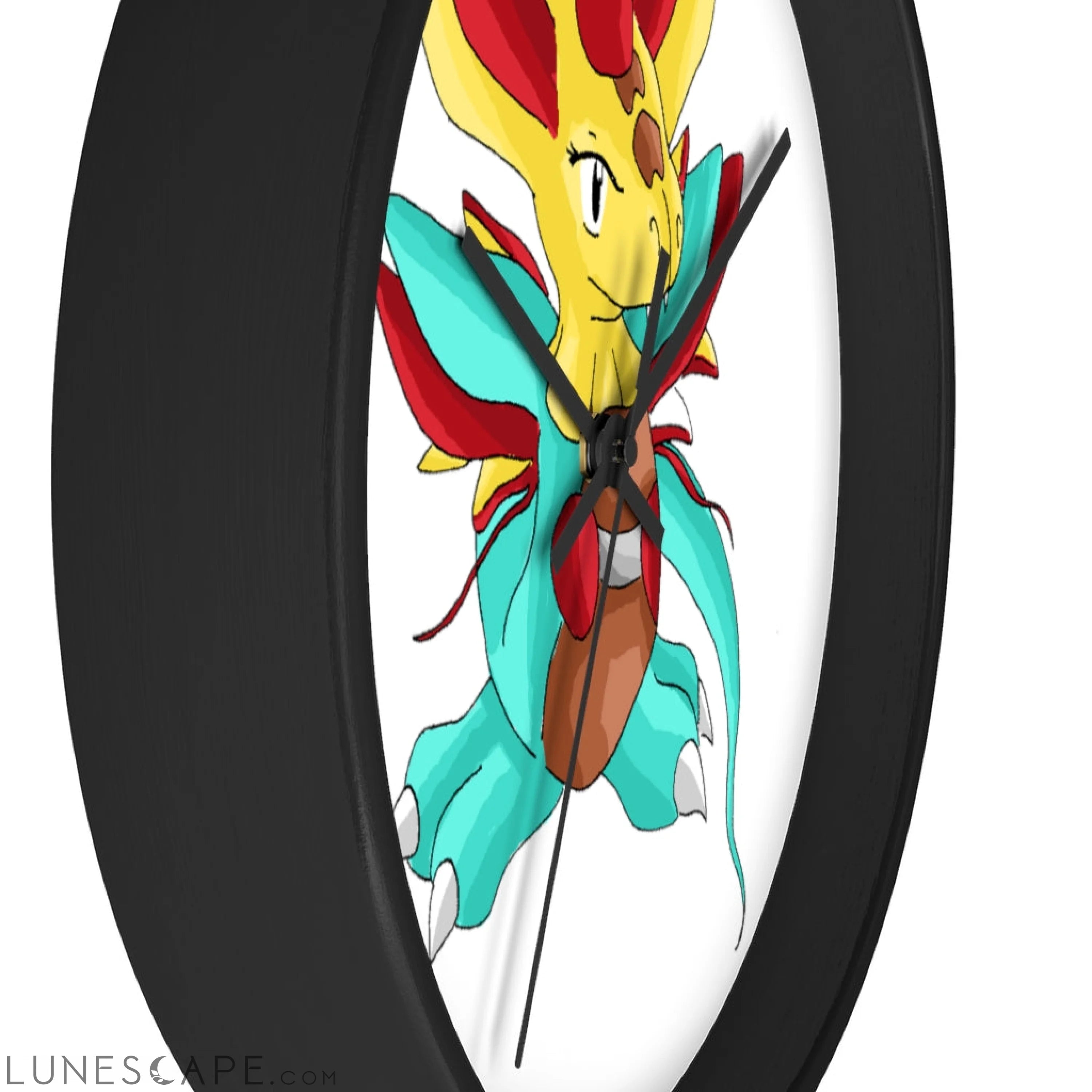 Fabaraess Wall clock LUNESCAPE