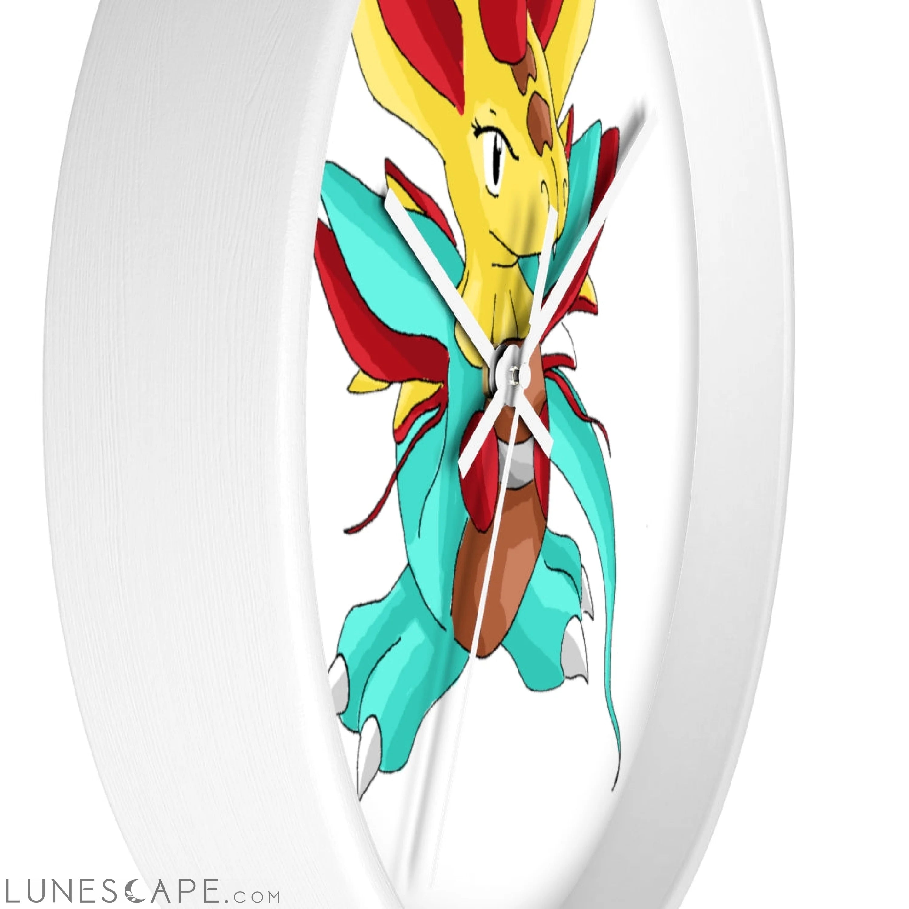 Fabaraess Wall clock LUNESCAPE