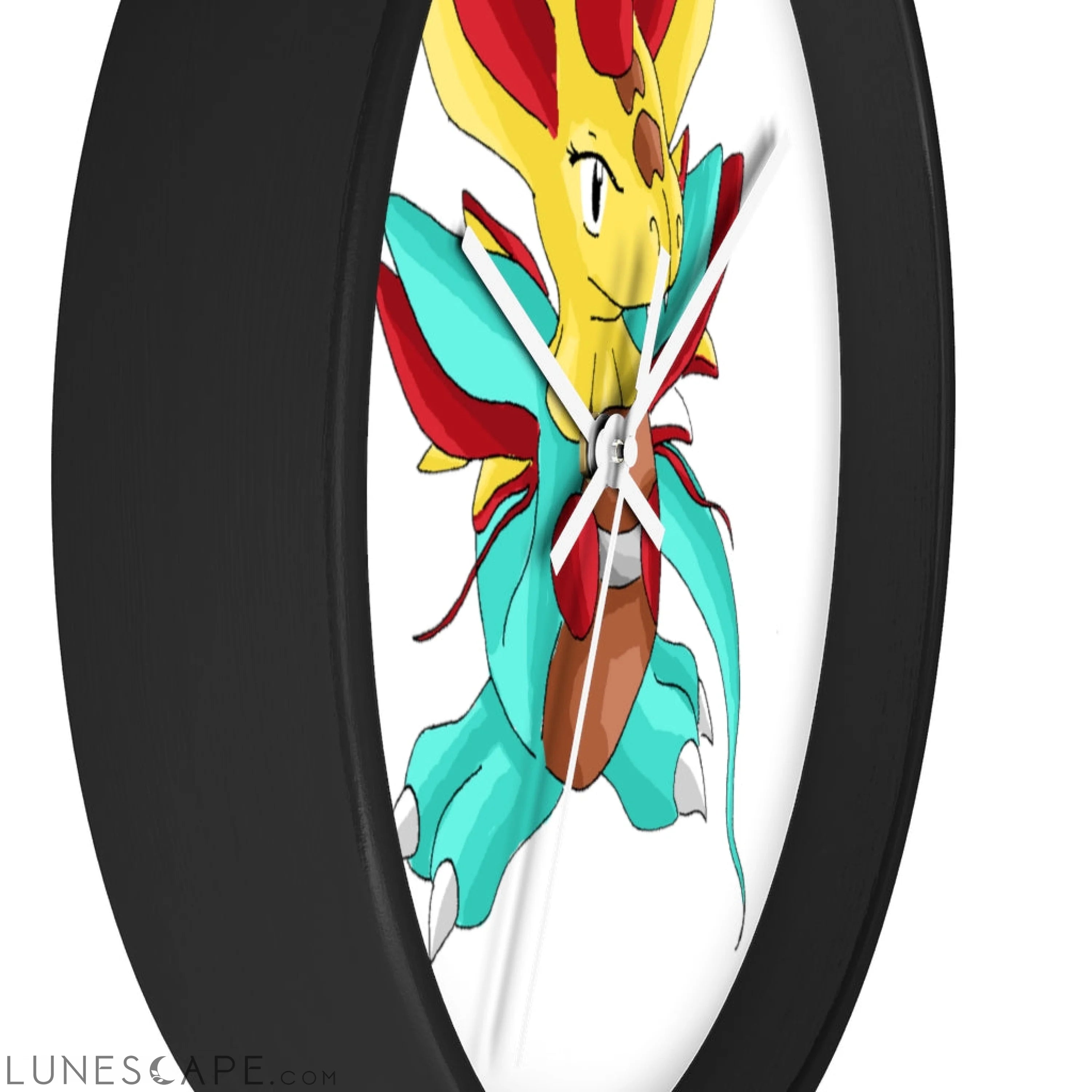 Fabaraess Wall clock LUNESCAPE