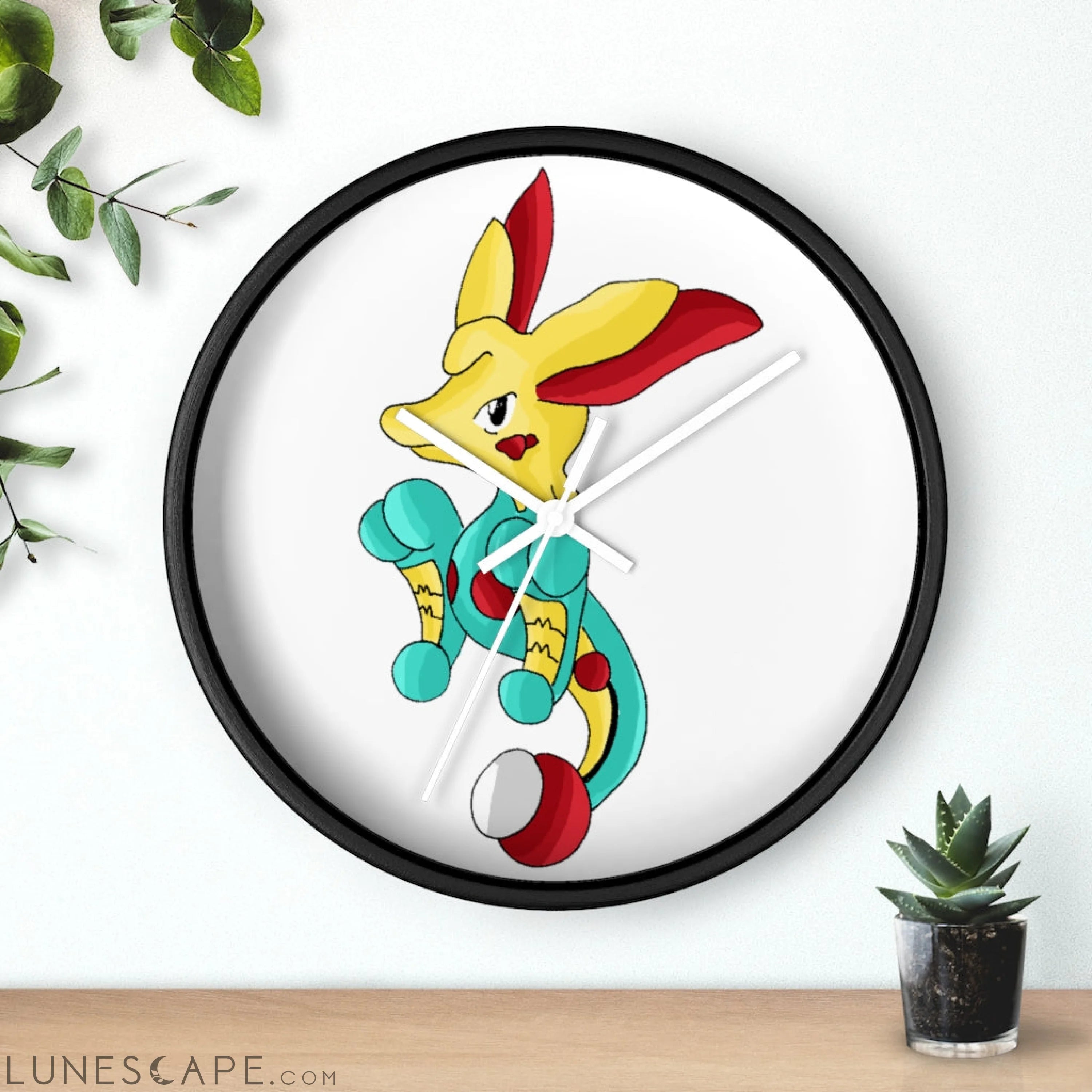 Fabaryu Wall clock LUNESCAPE