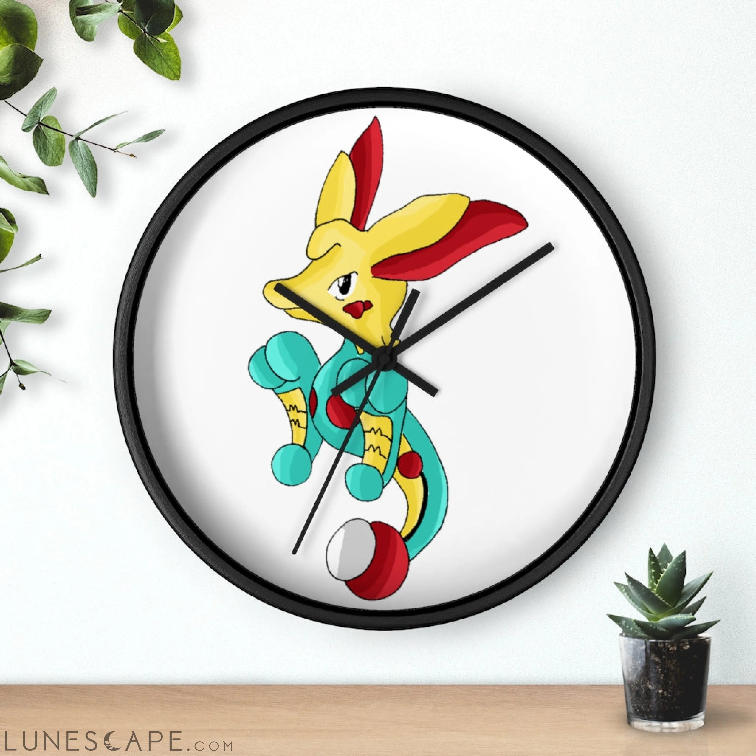 Fabaryu Wall clock LUNESCAPE