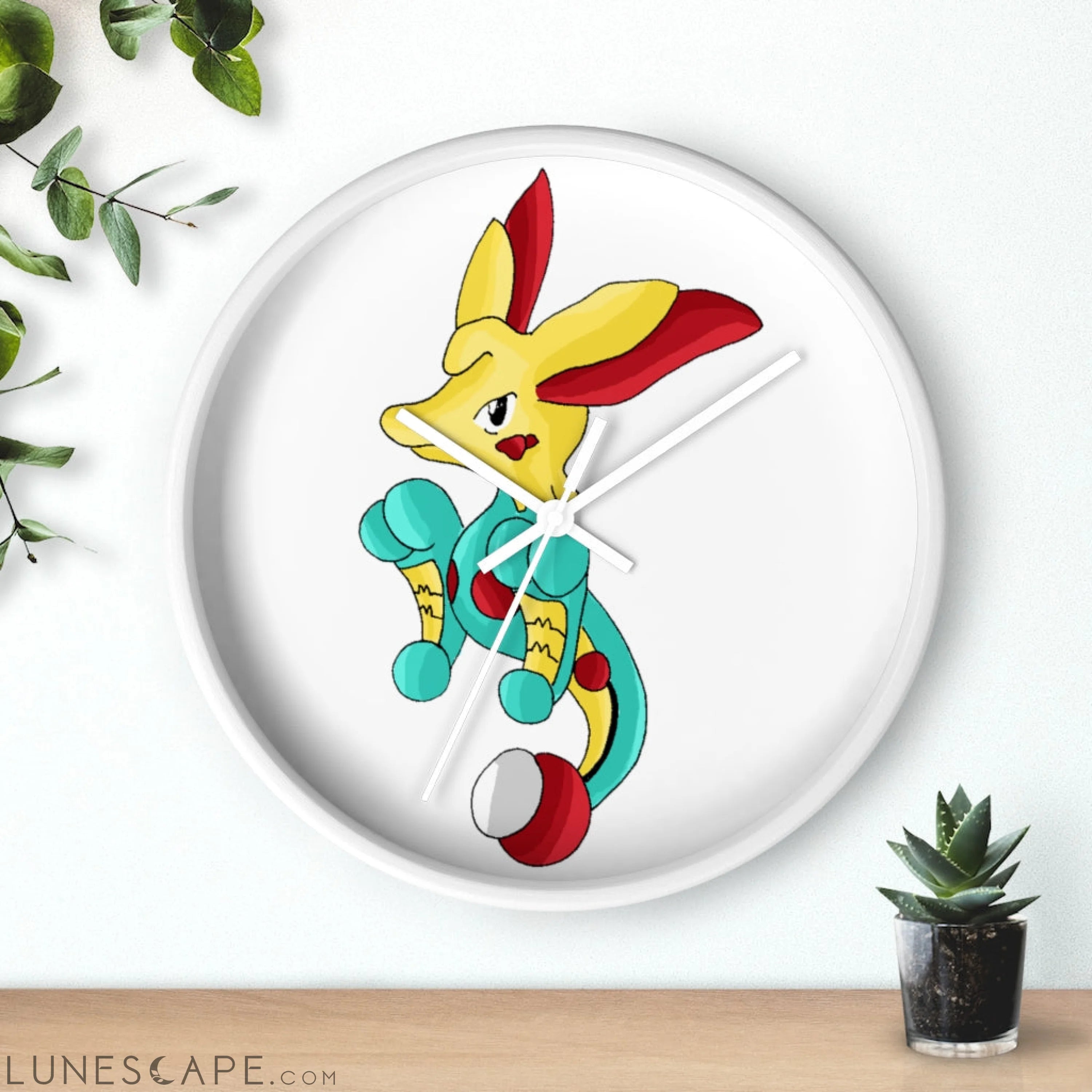Fabaryu Wall clock LUNESCAPE