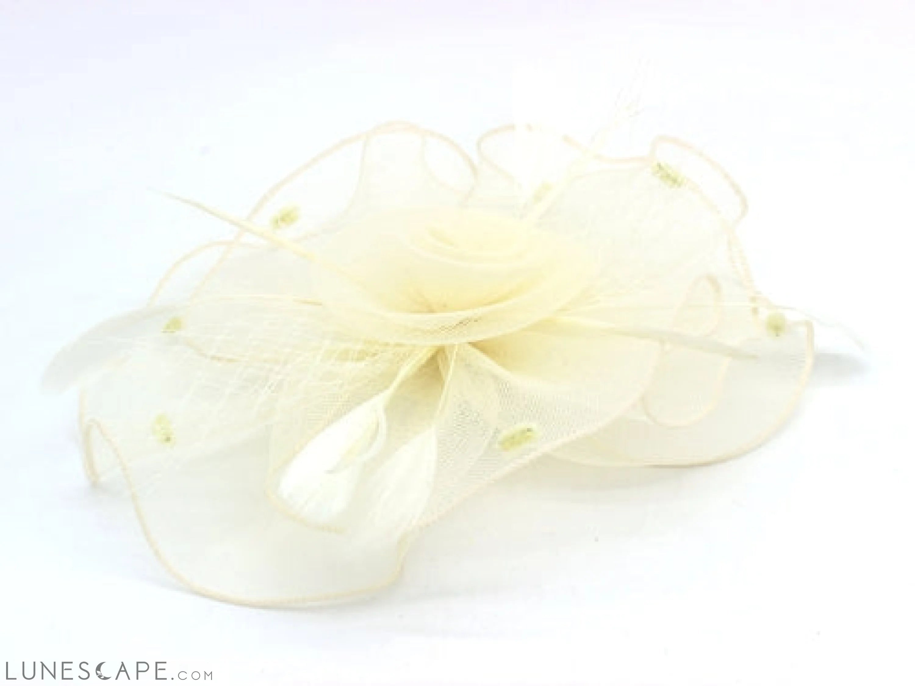 FASCINATOR BLACK FEATHER HEADBAND W/ CLIP LUNESCAPE