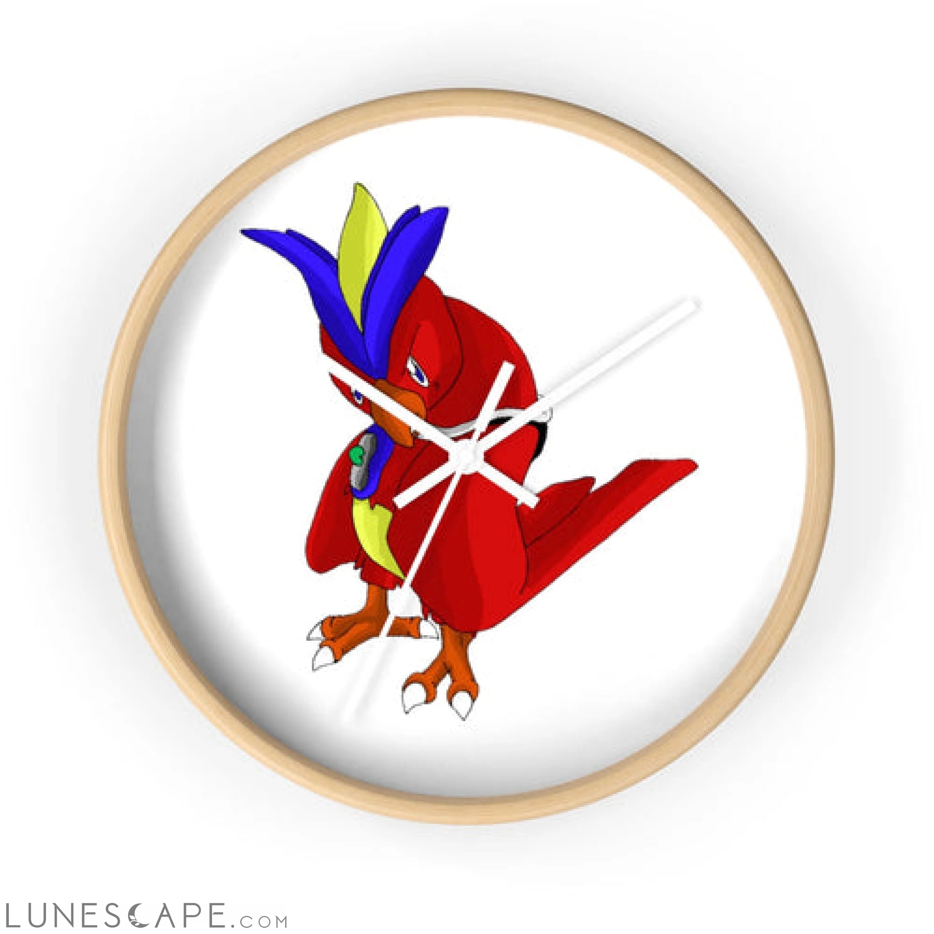 Faulkoneir Wall clock LUNESCAPE