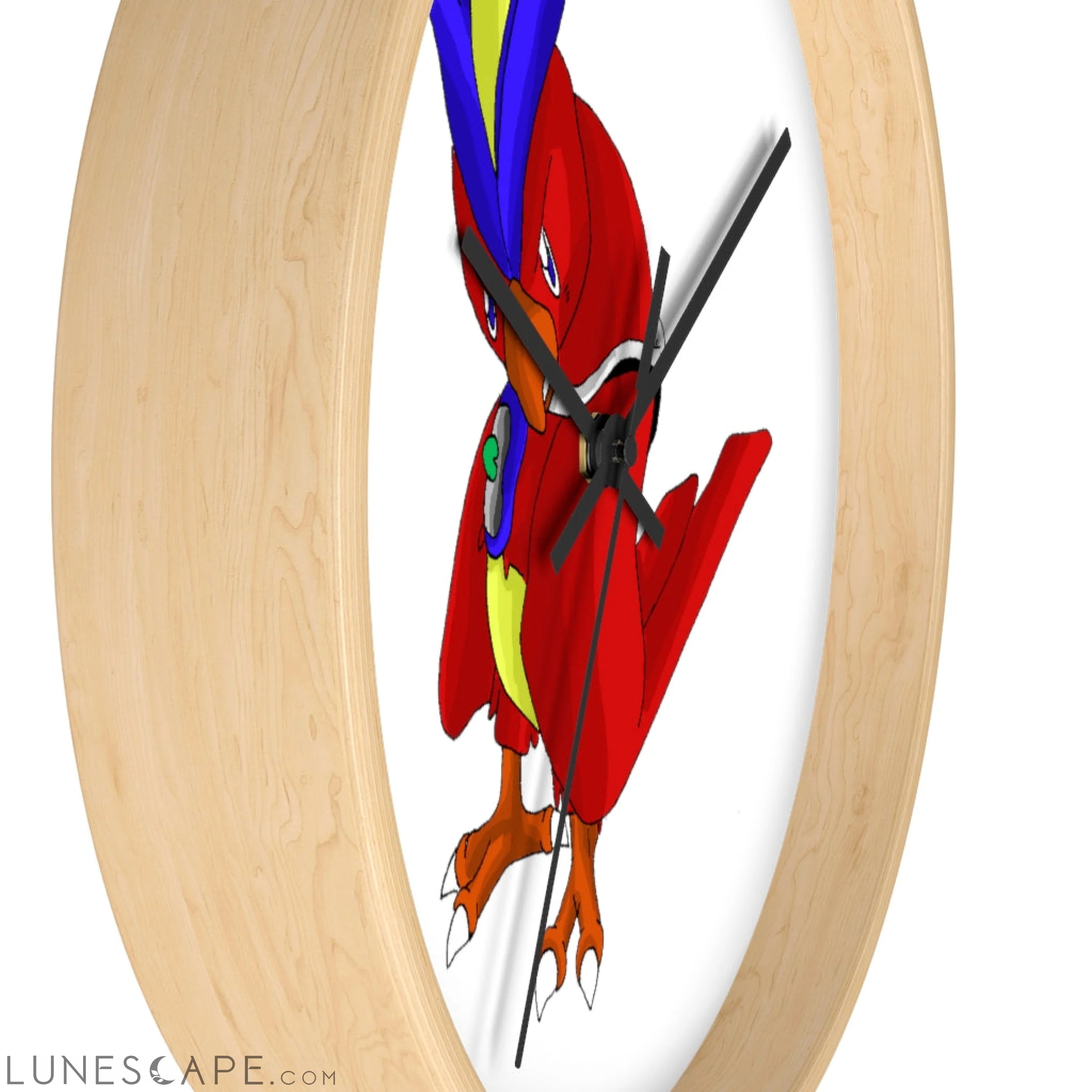 Faulkoneir Wall clock LUNESCAPE