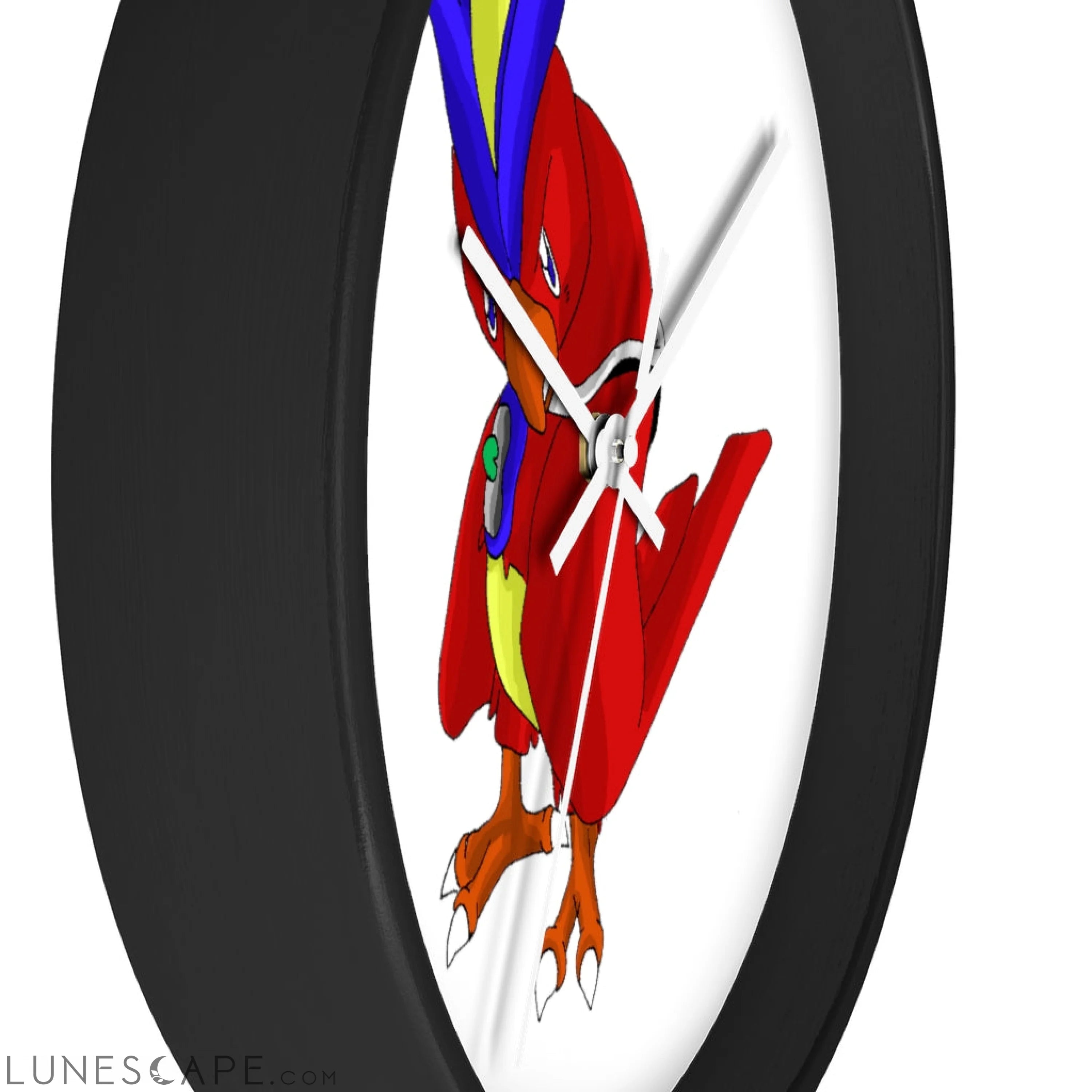Faulkoneir Wall clock LUNESCAPE