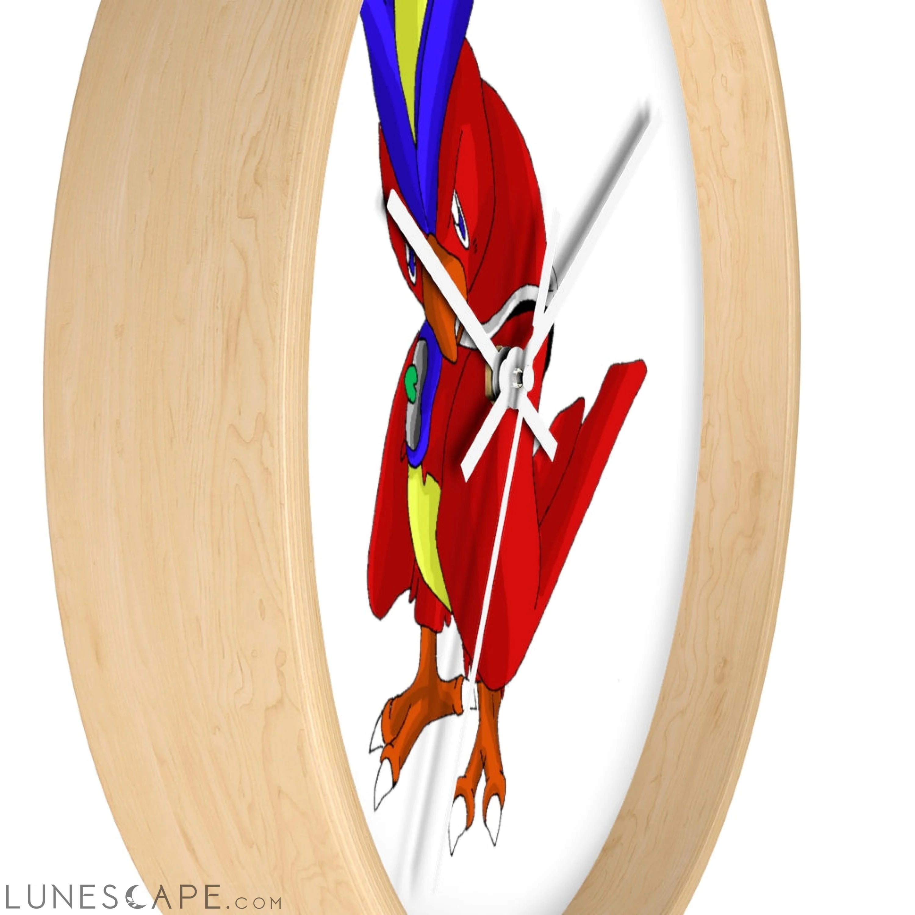 Faulkoneir Wall clock LUNESCAPE