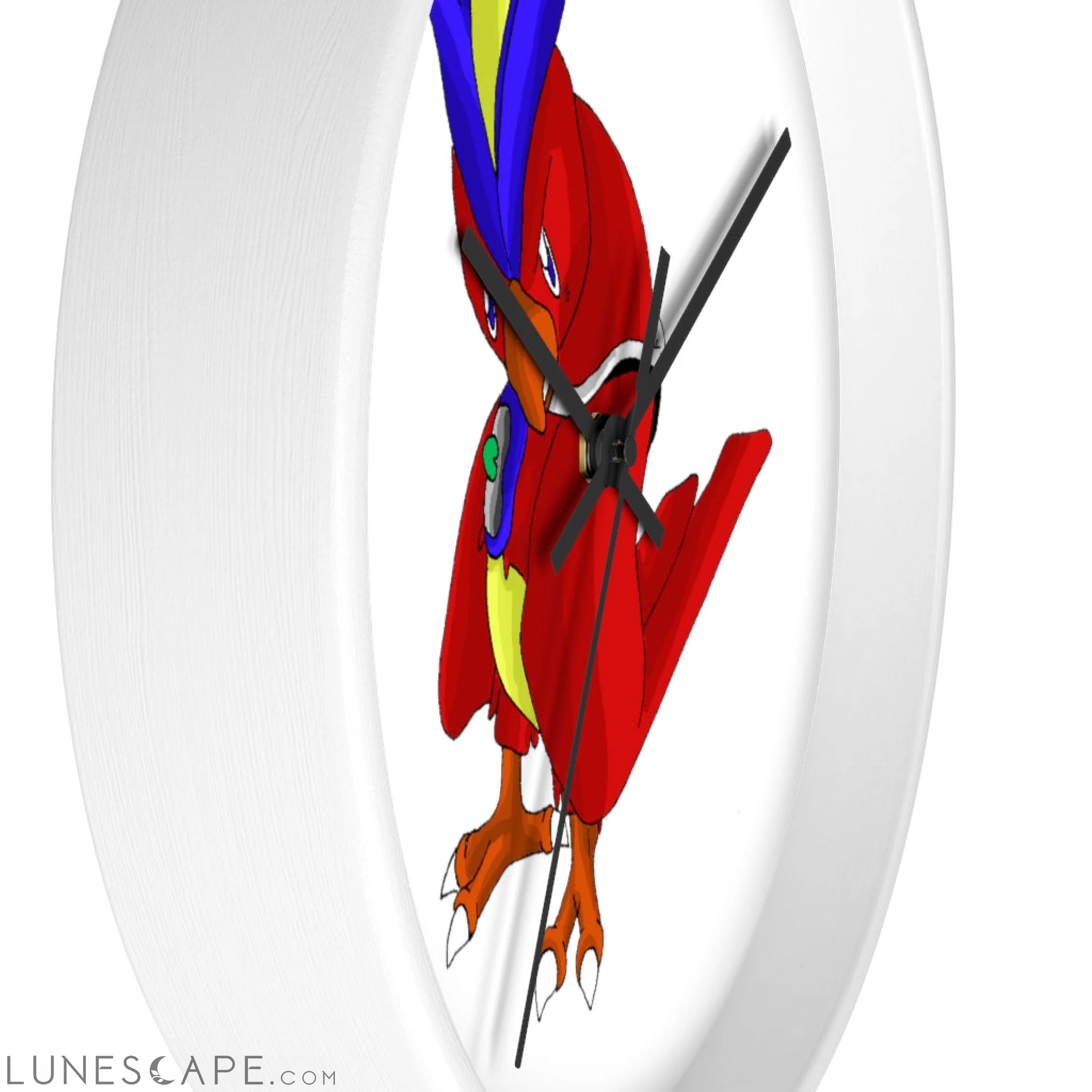 Faulkoneir Wall clock LUNESCAPE