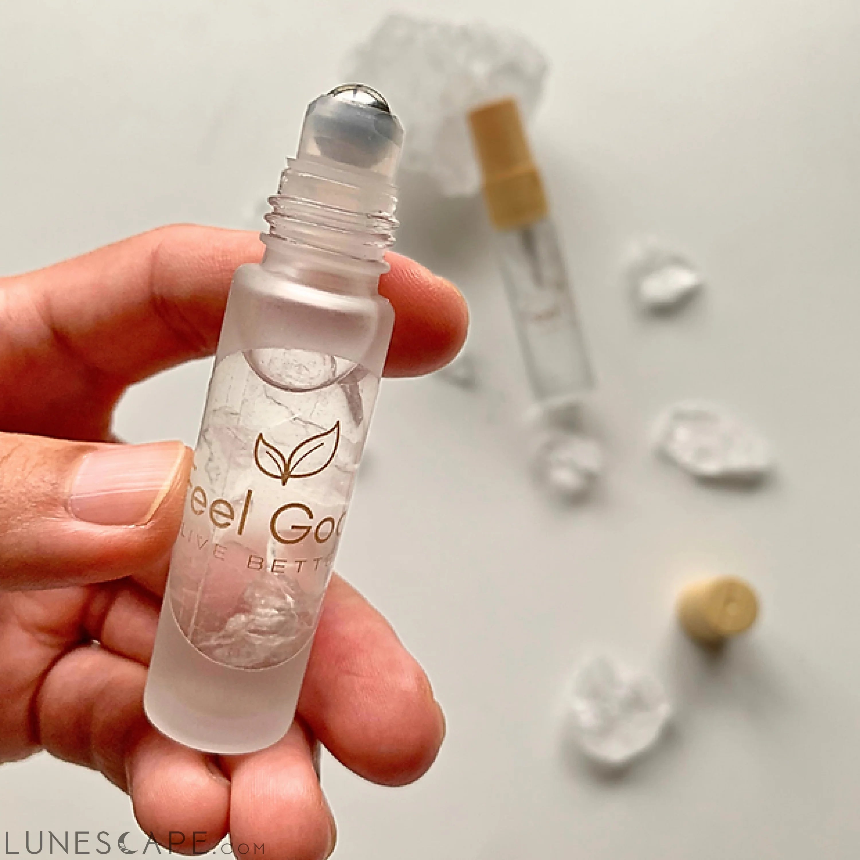 Feel Good All-Natural Crystal Body Deodorant | Kids-Safe & Adult-Friendly LUNESCAPE