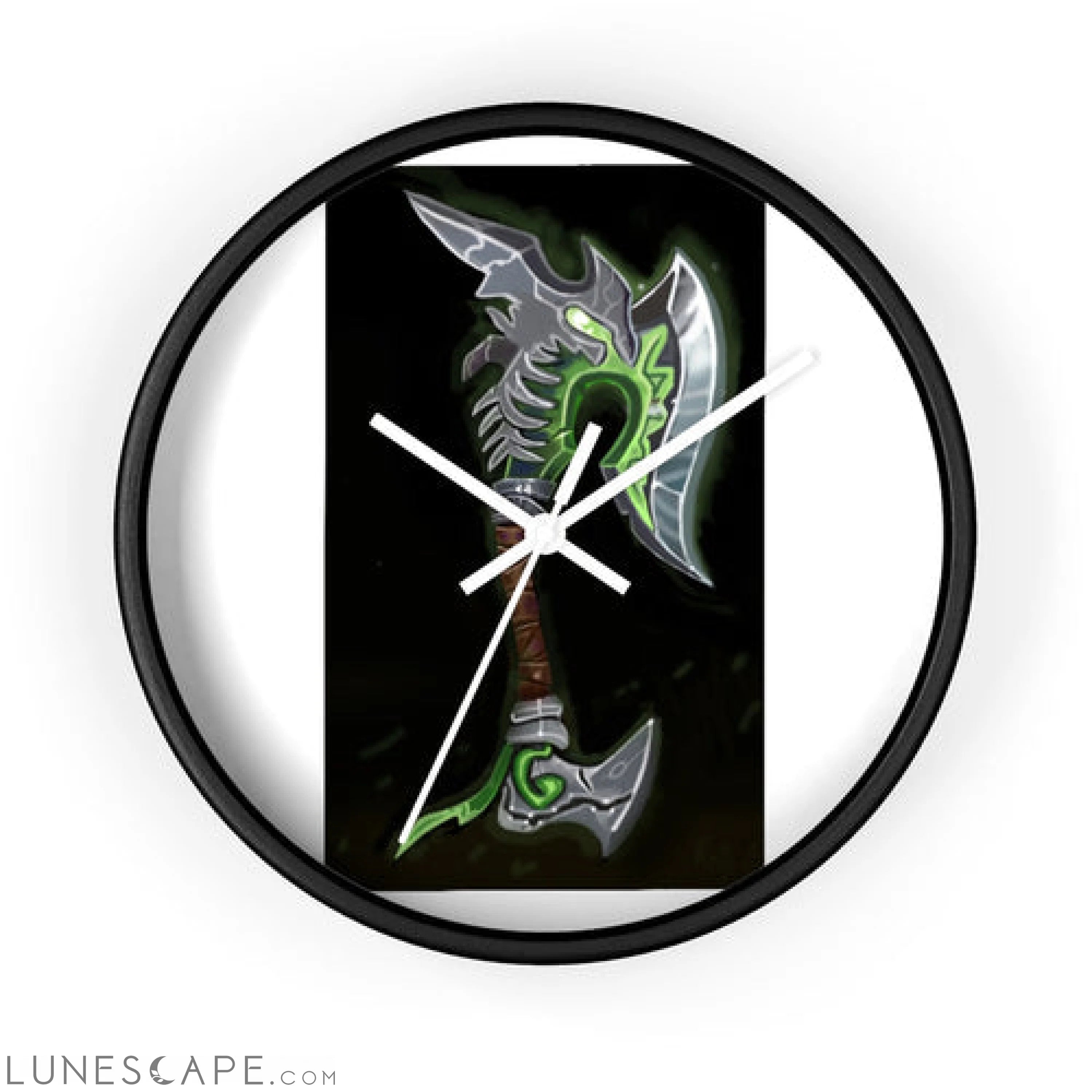Fel Axe Wall clock LUNESCAPE