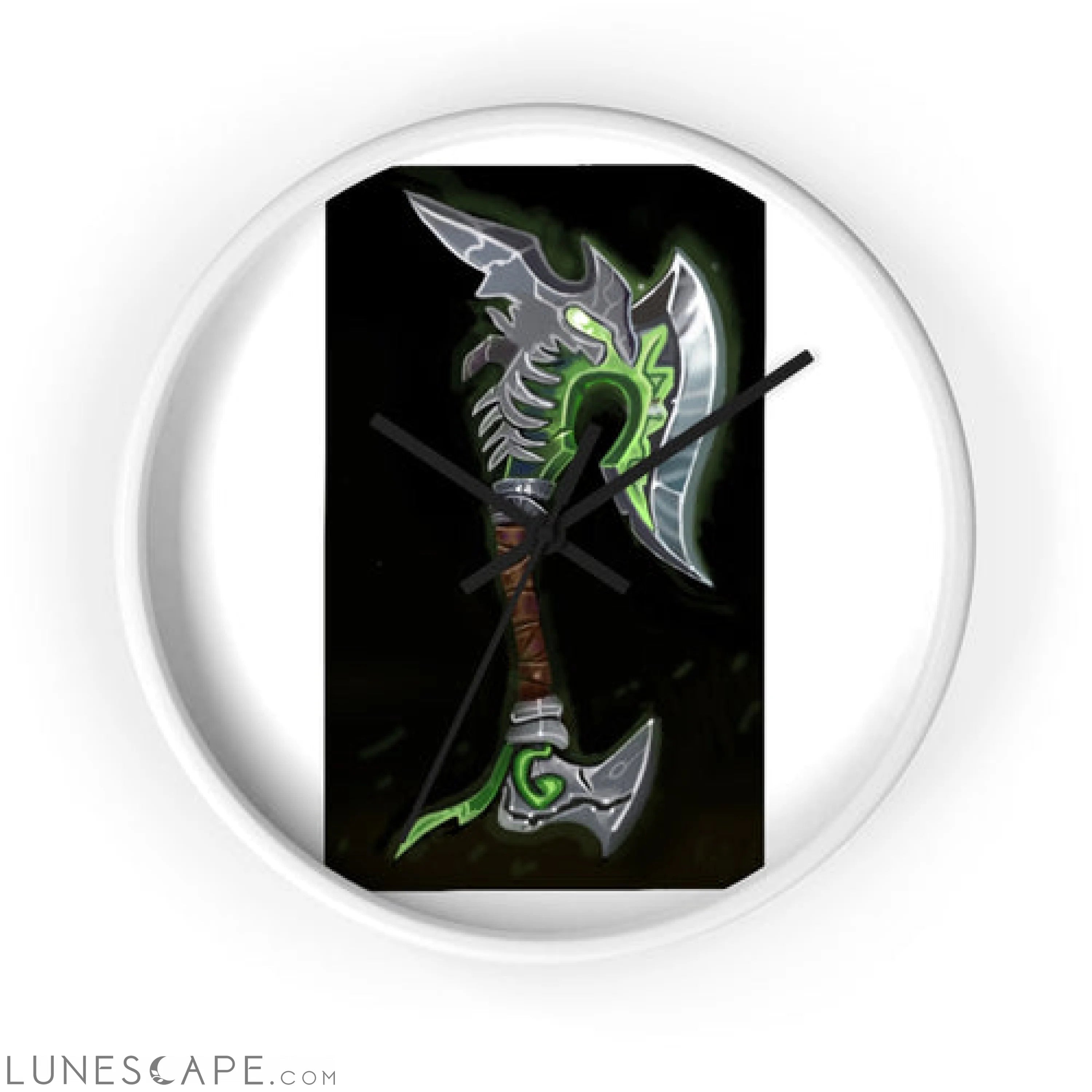 Fel Axe Wall clock LUNESCAPE