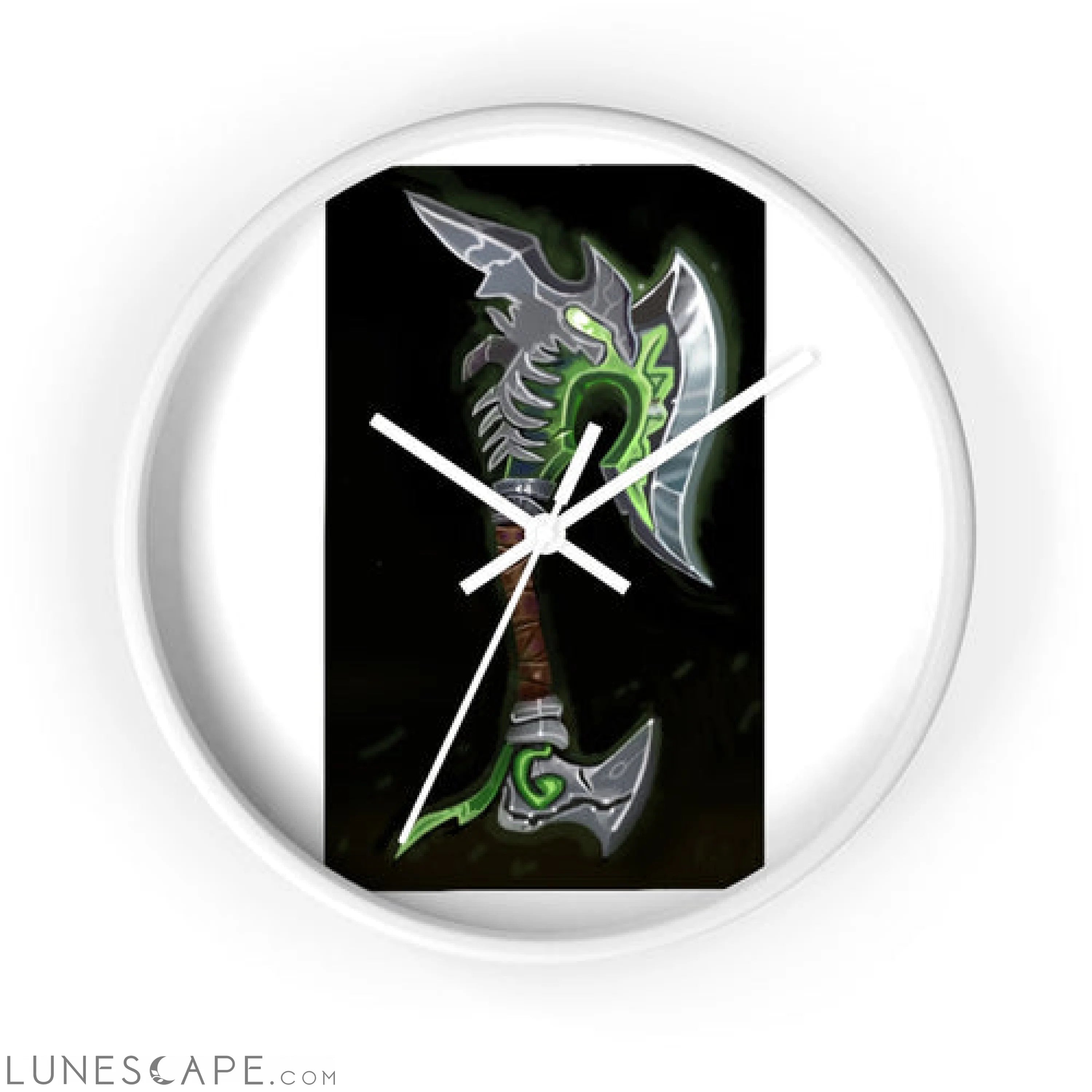 Fel Axe Wall clock LUNESCAPE