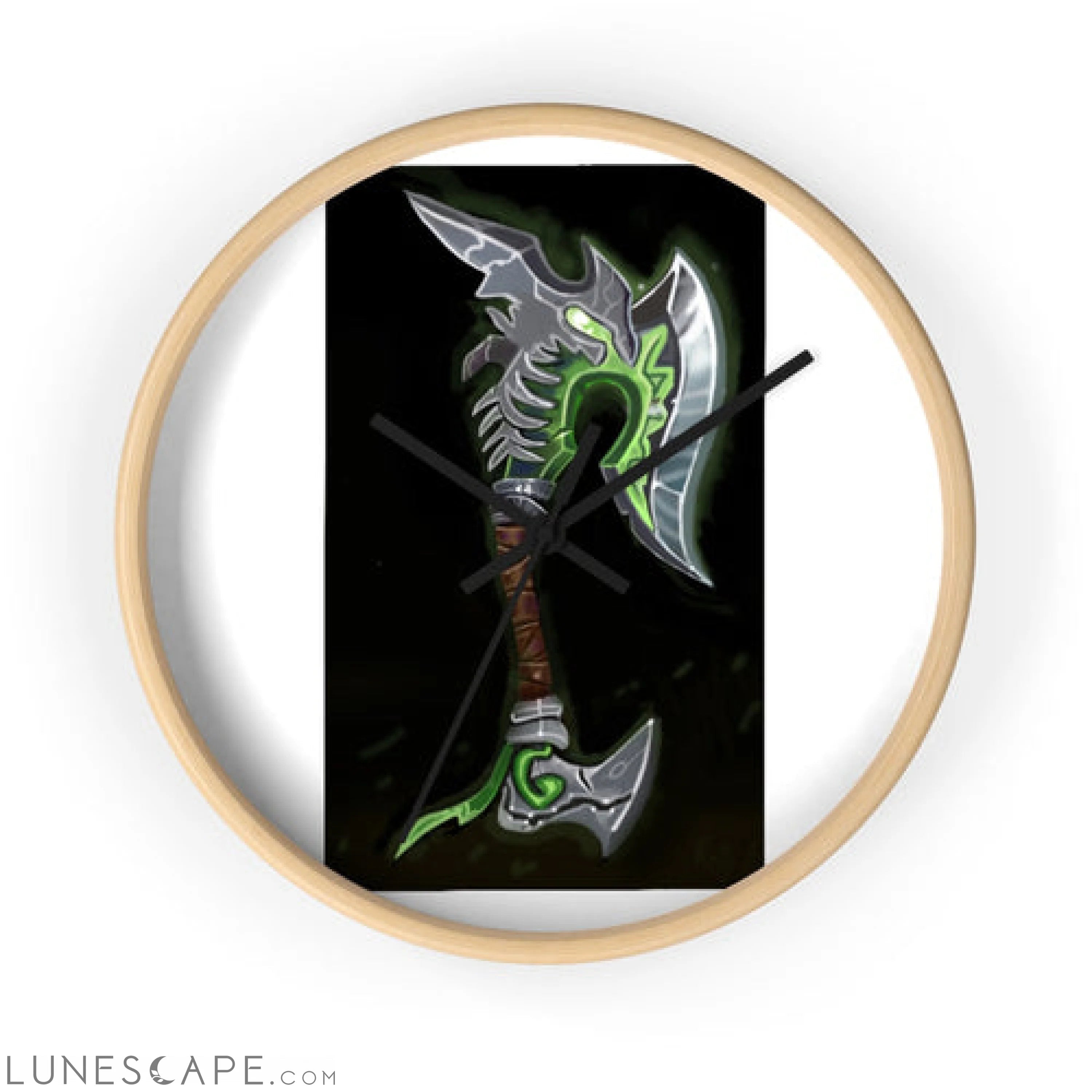 Fel Axe Wall clock LUNESCAPE