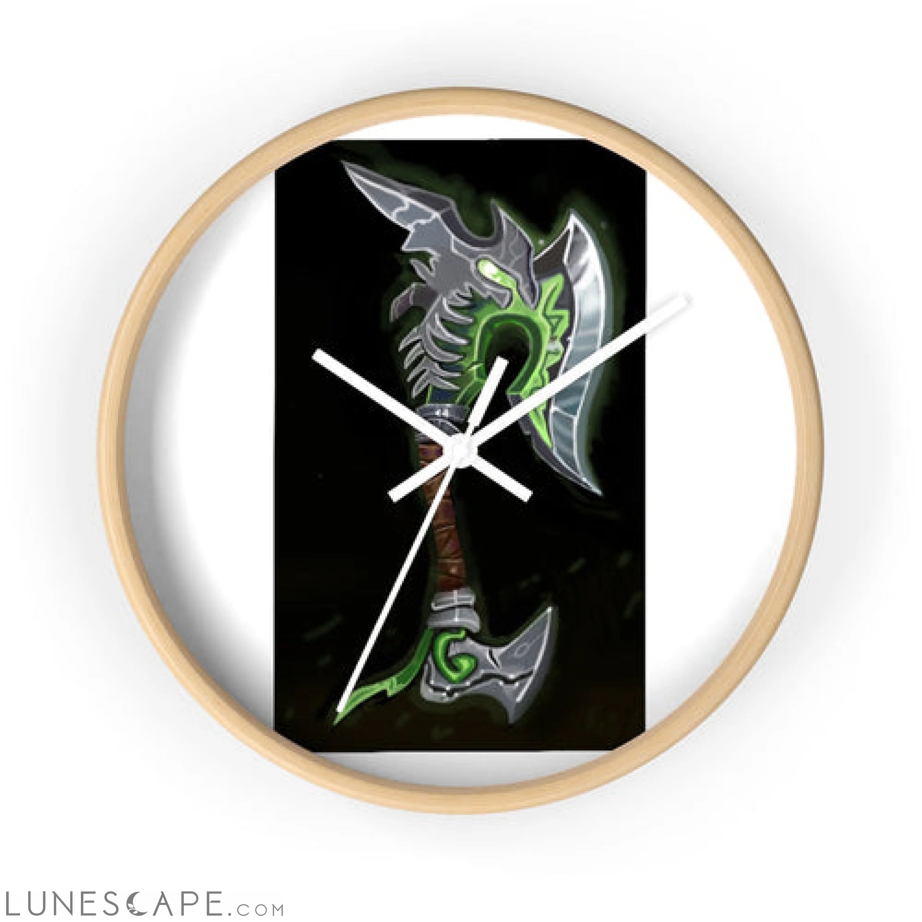 Fel Axe Wall clock LUNESCAPE