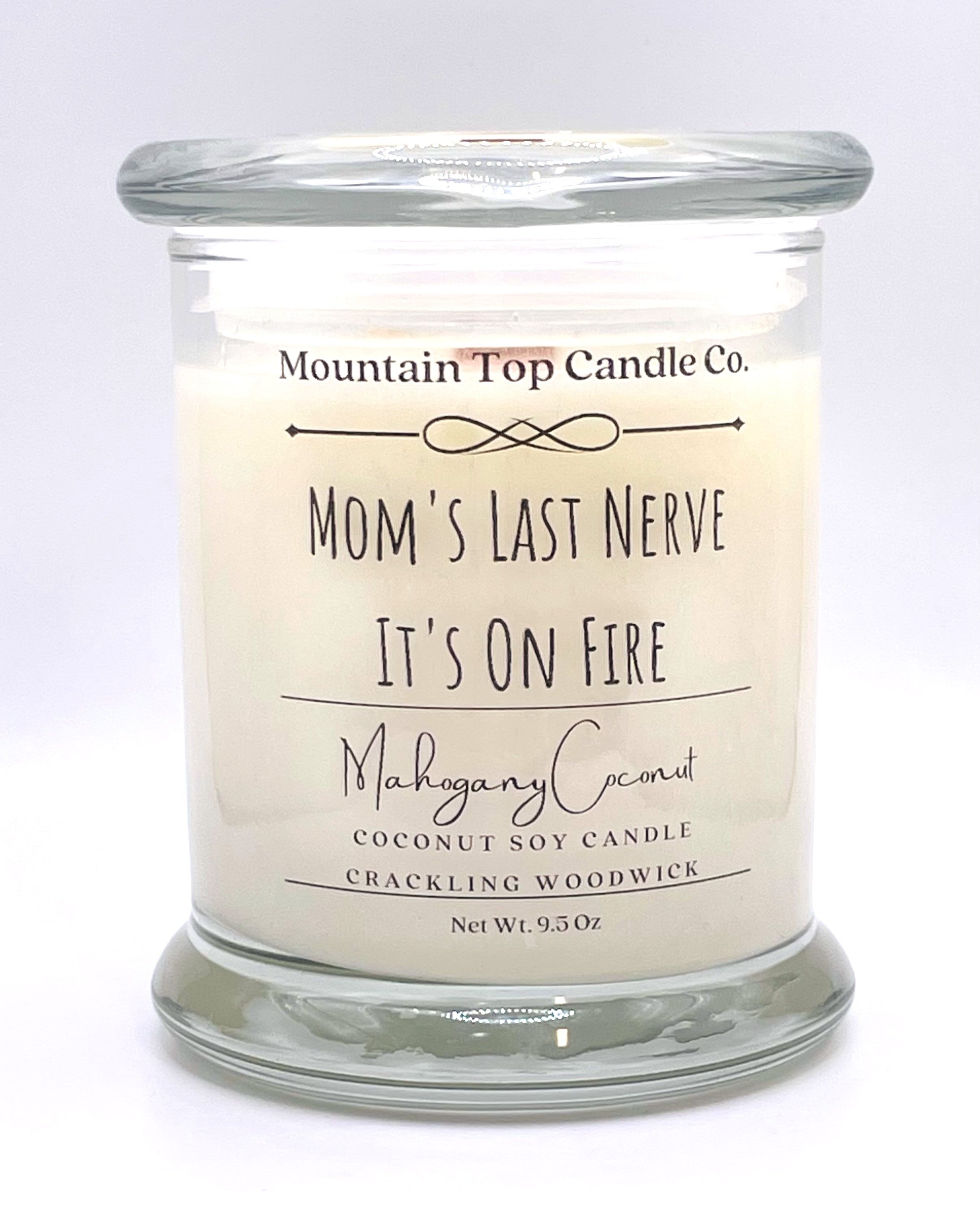 Mom's Last Nerve Hand-Poured Single-Wick Soy Candle LUNESCAPE