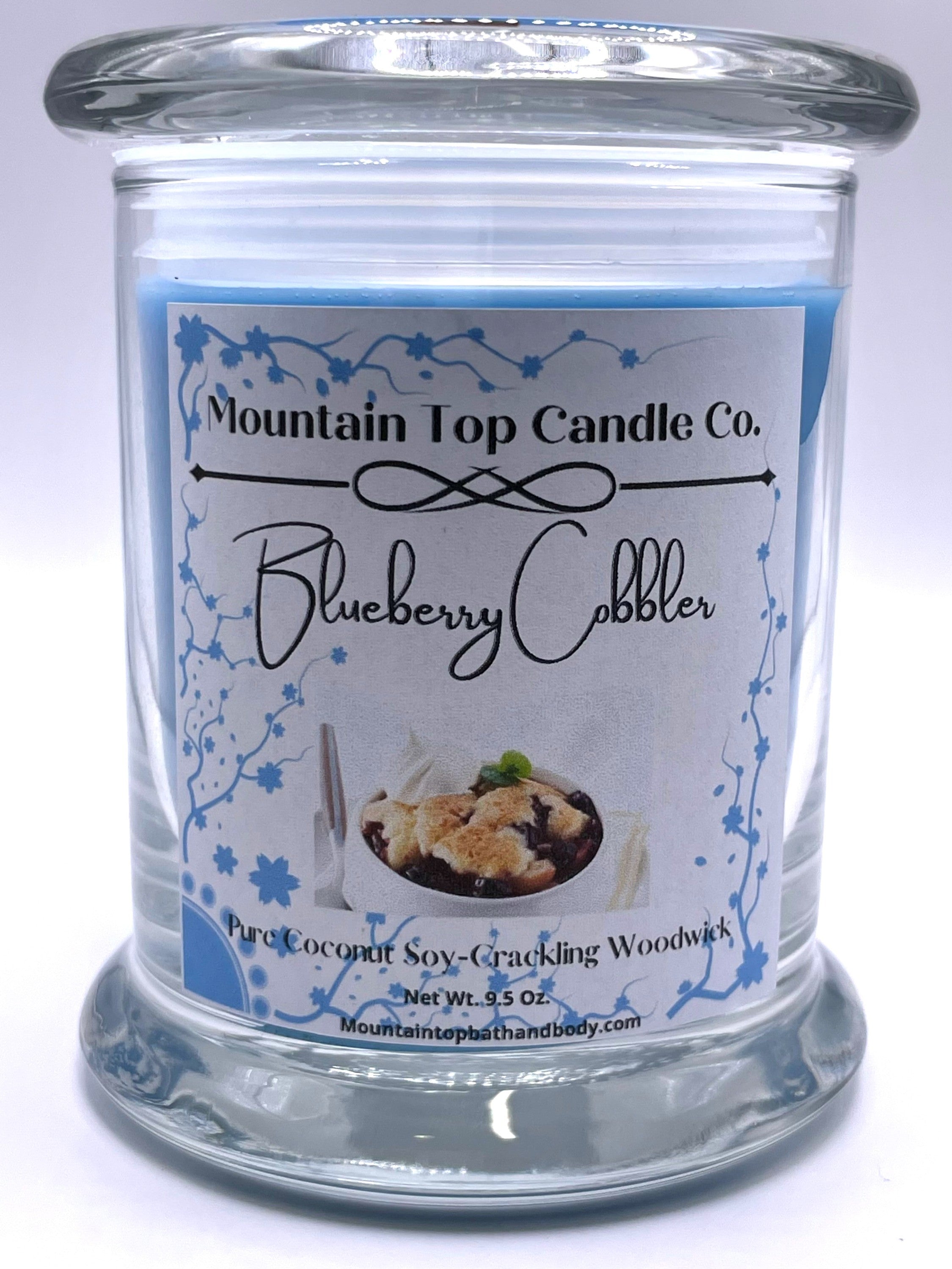 Blueberry Cobbler Woodwick Hand-Poured Candle LUNESCAPE