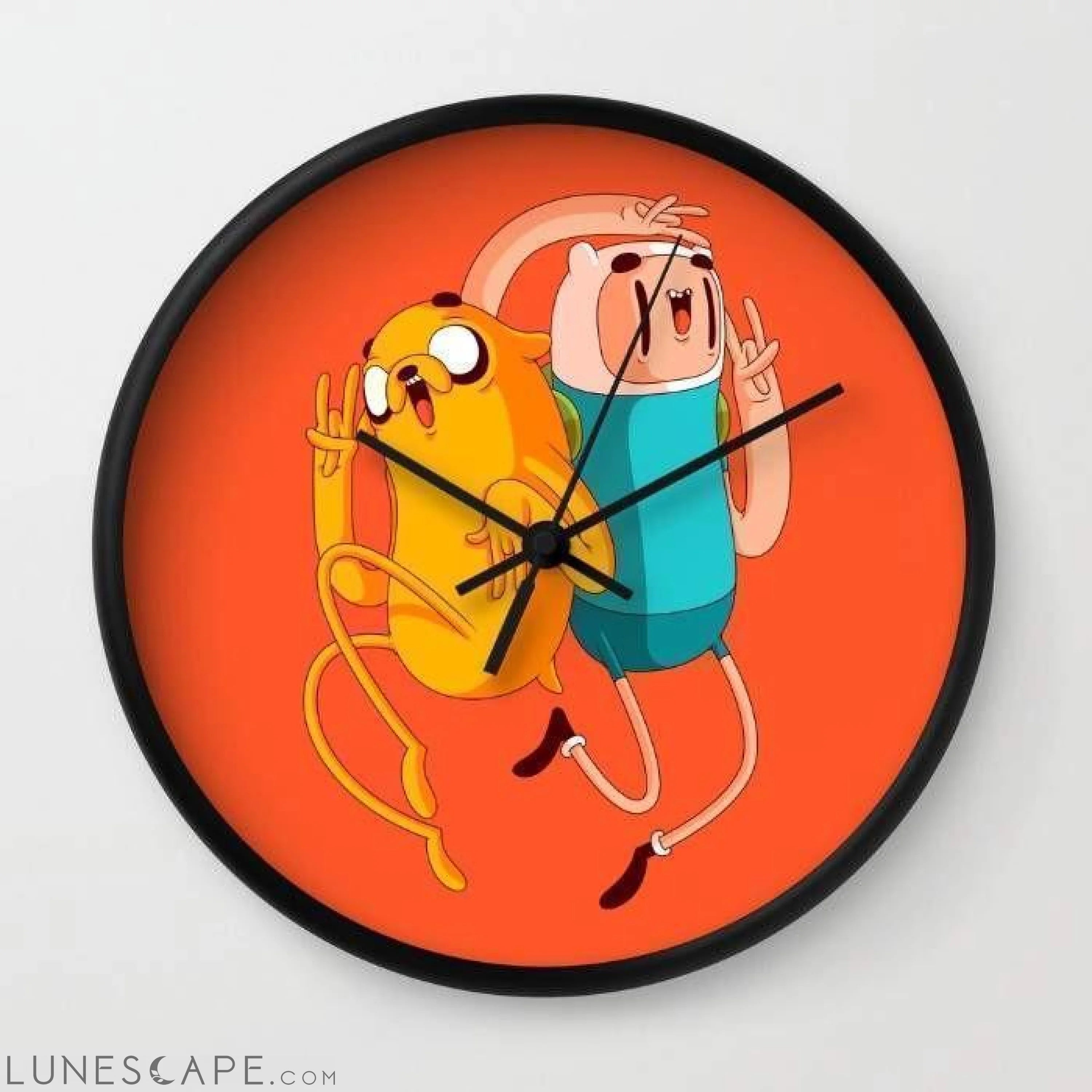 Finn & Jake Wall Clock LUNESCAPE