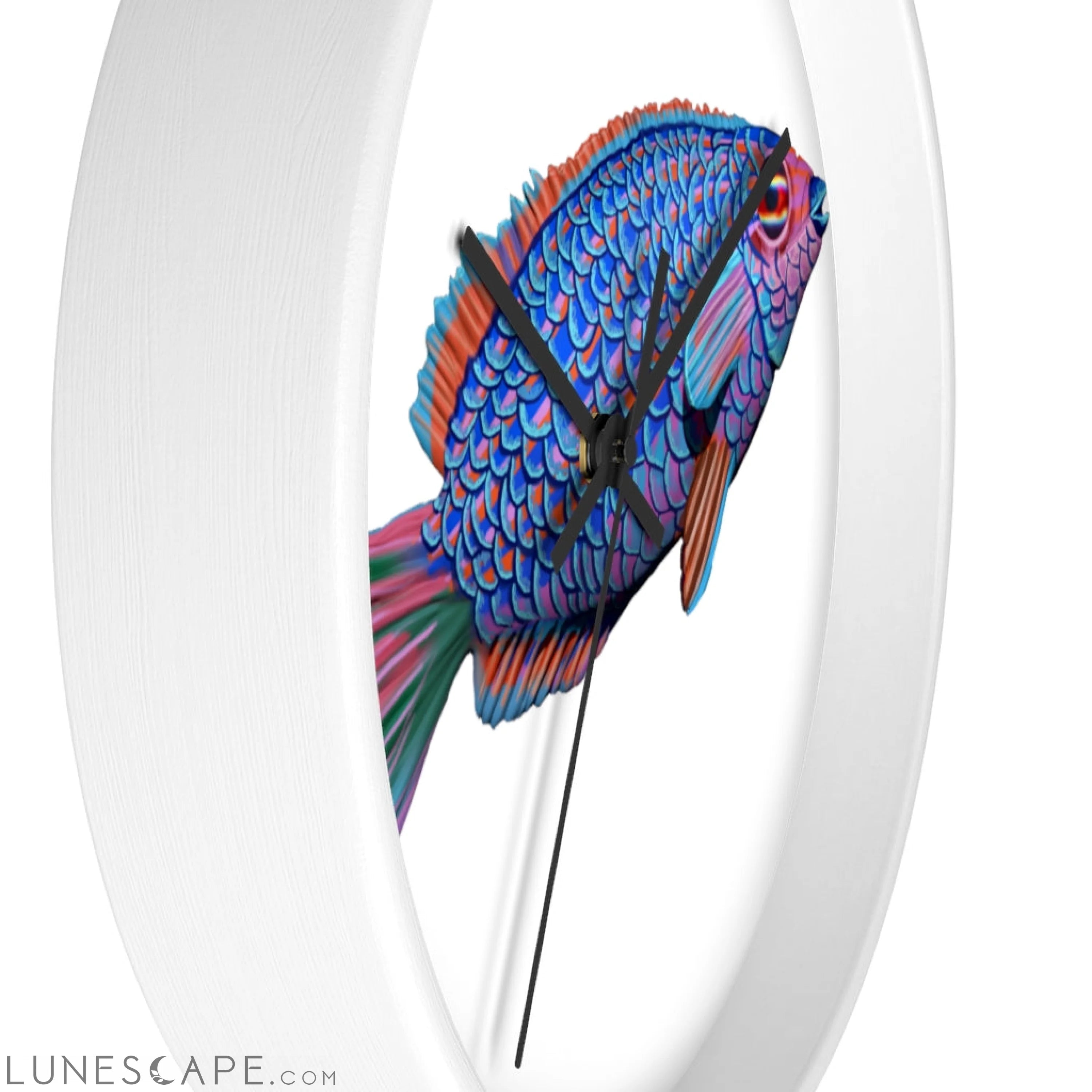 Fish Concept Wall clock LUNESCAPE