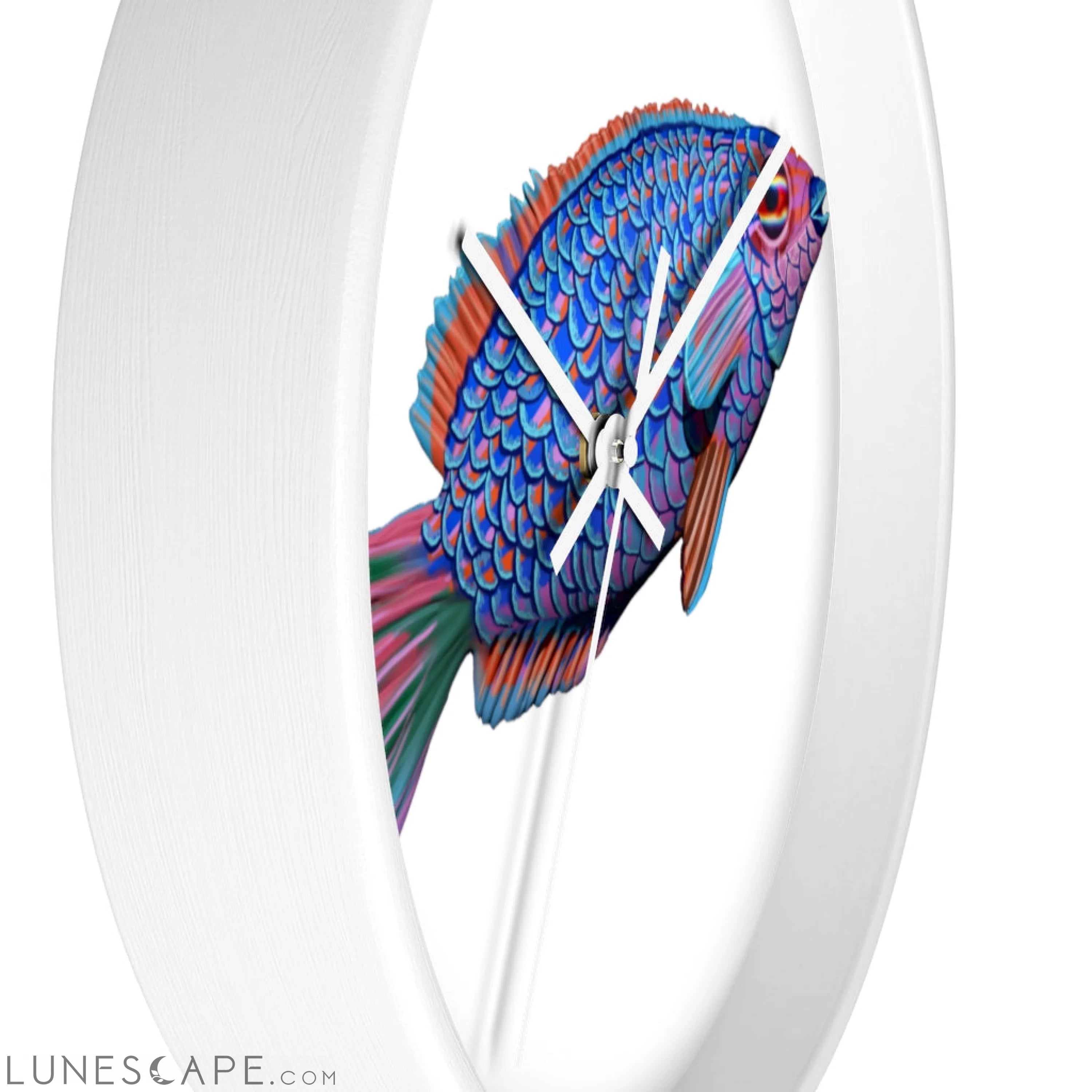 Fish Concept Wall clock LUNESCAPE