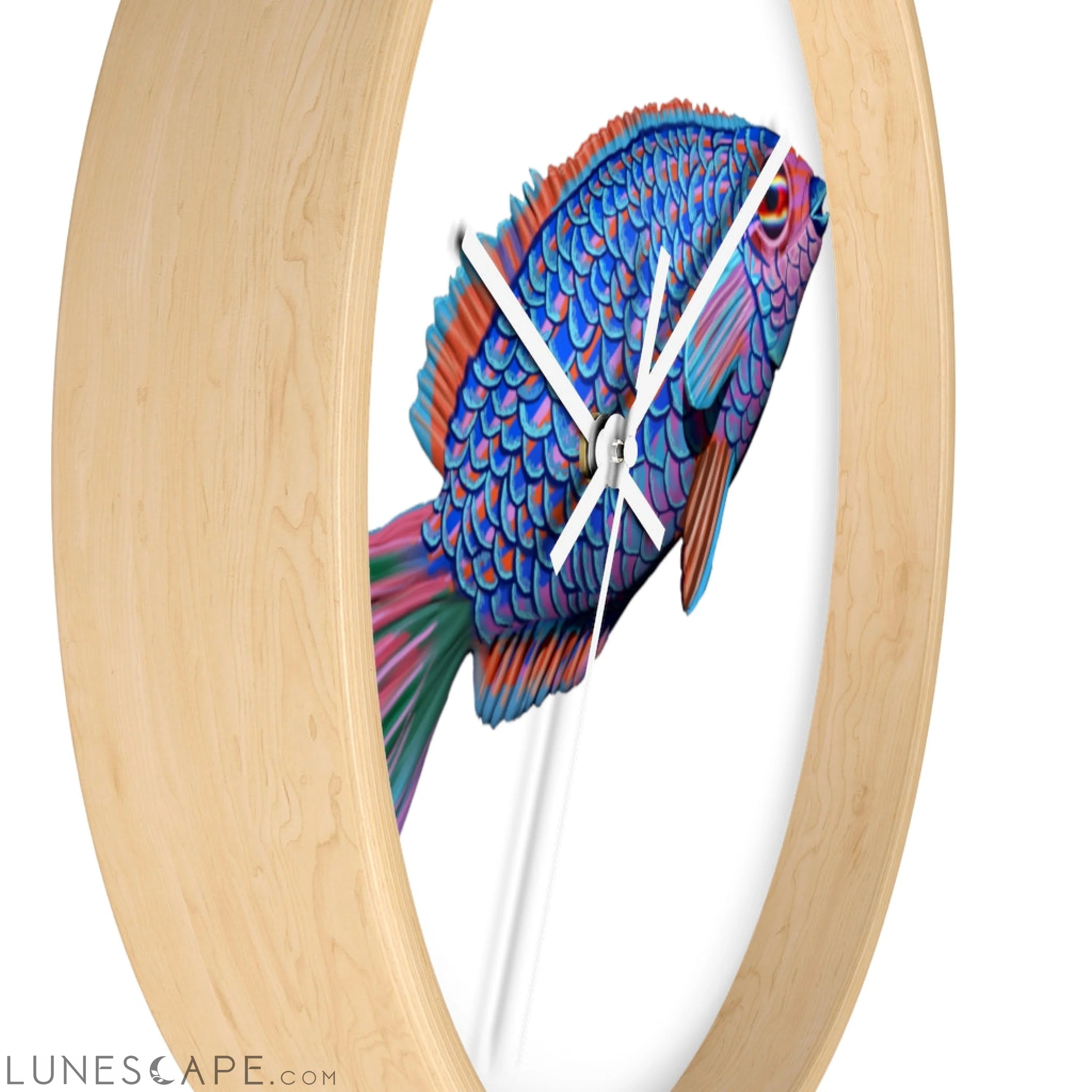 Fish Concept Wall clock LUNESCAPE