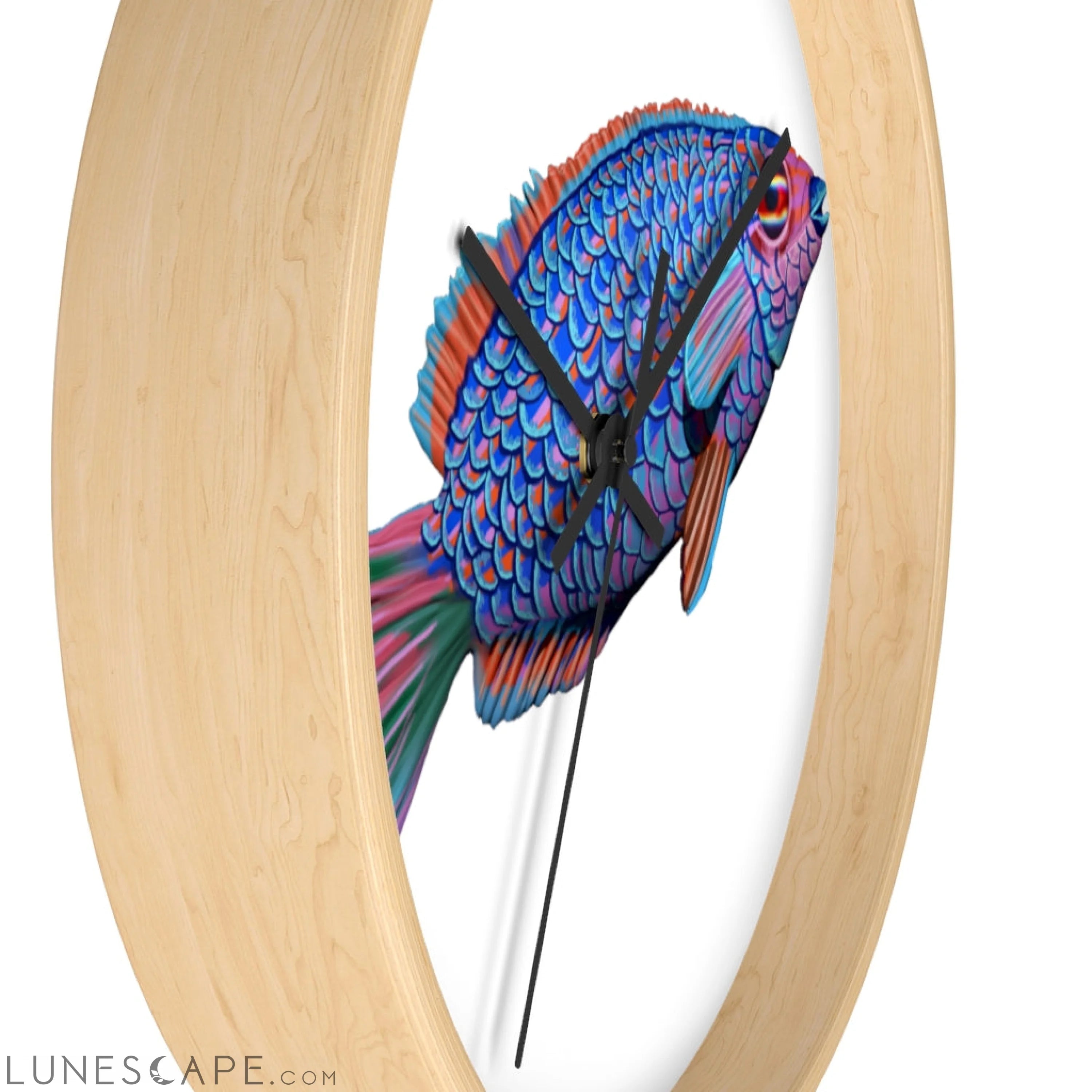 Fish Concept Wall clock LUNESCAPE