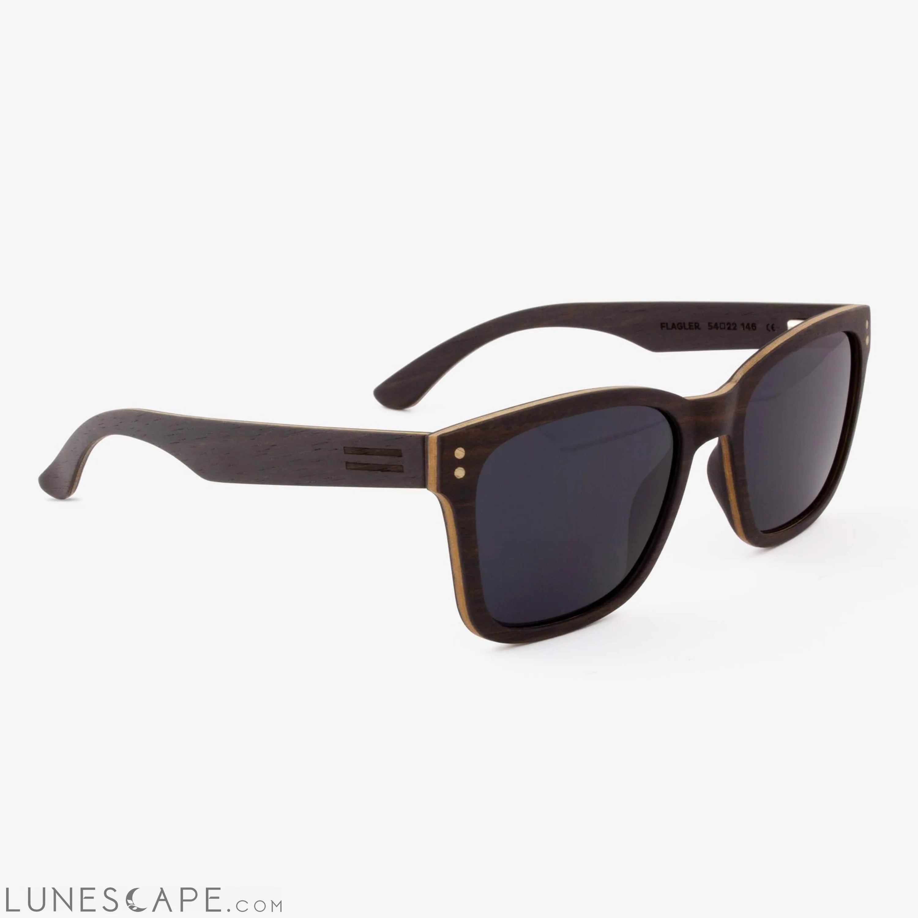 Flagler - Wood Sunglasses LUNESCAPE