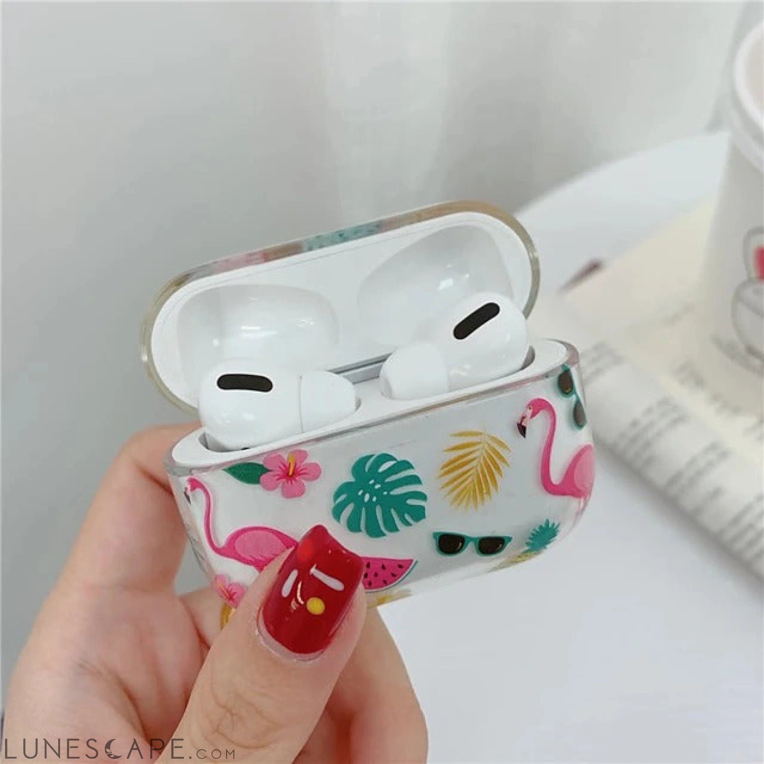 Flamingo AirPods Pro Shockproof Headphone Case LUNESCAPE