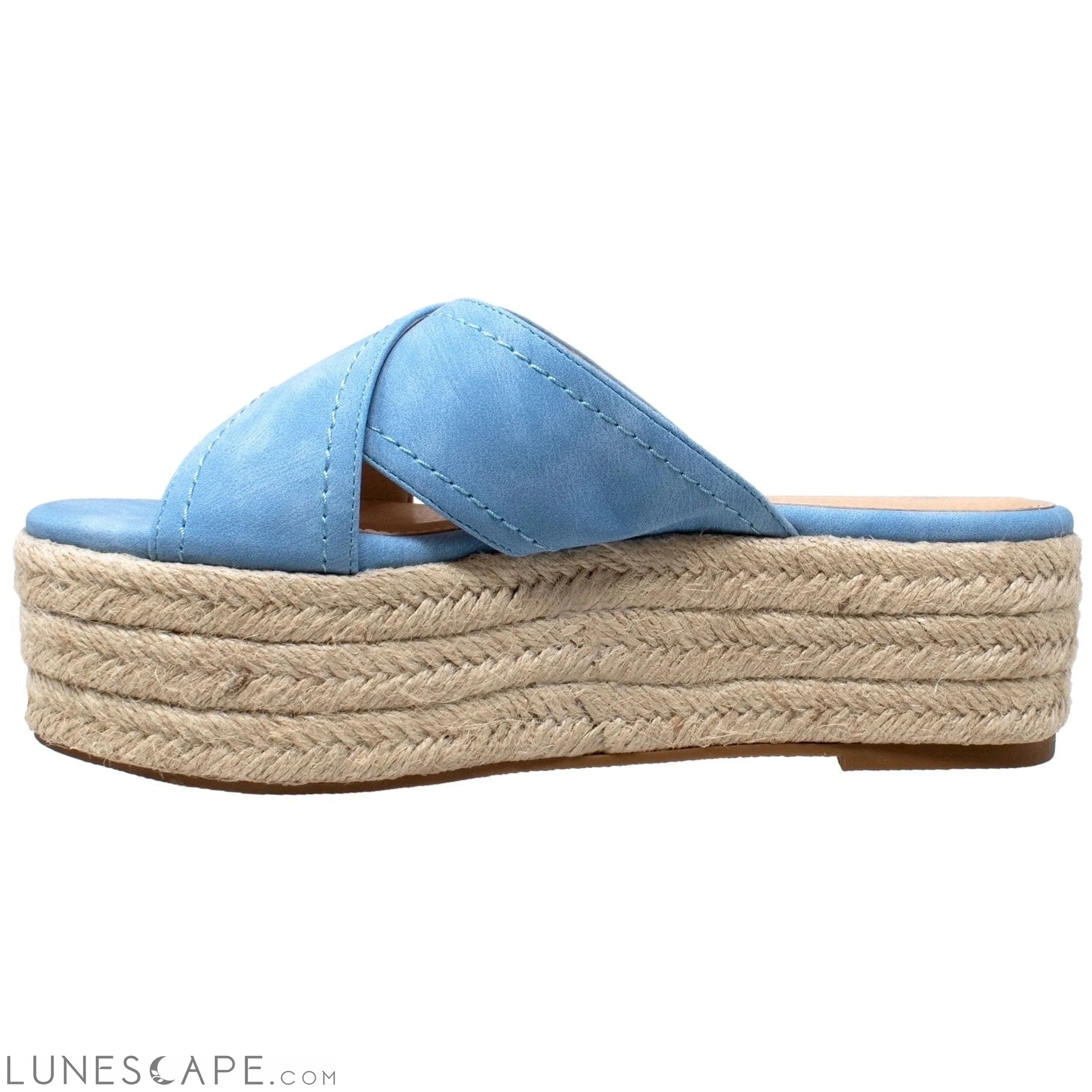 Flatform Espadrille Wedge Sandal LUNESCAPE