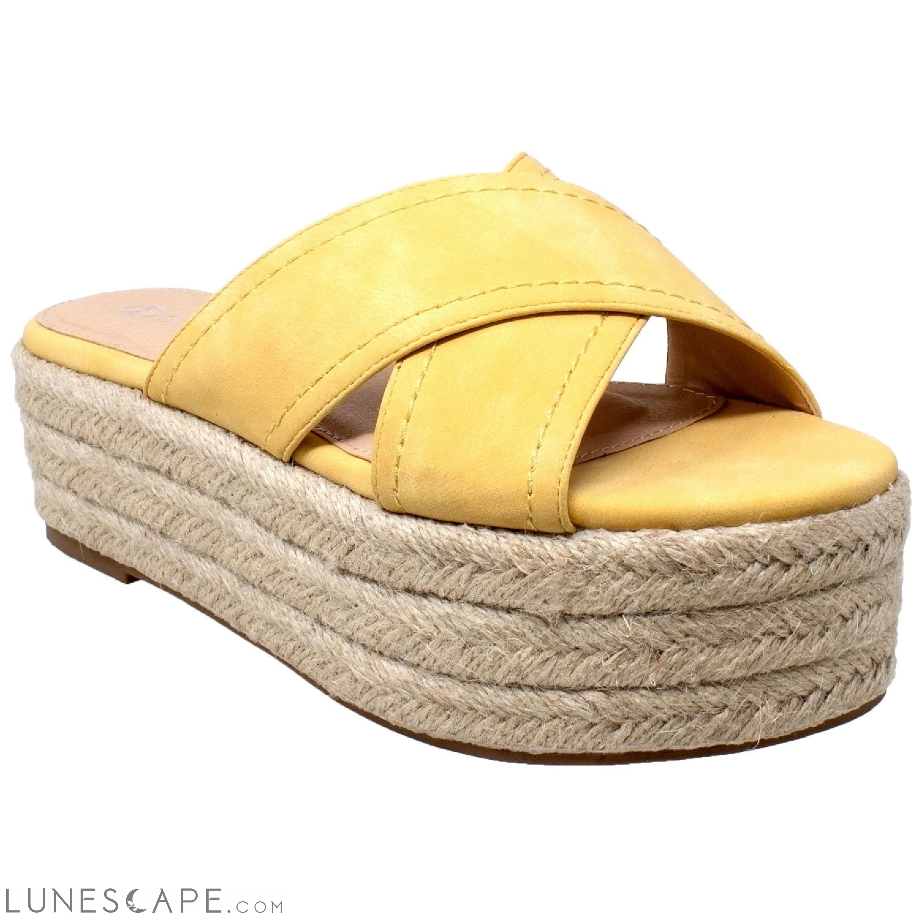 Flatform Espadrille Wedge Sandal LUNESCAPE