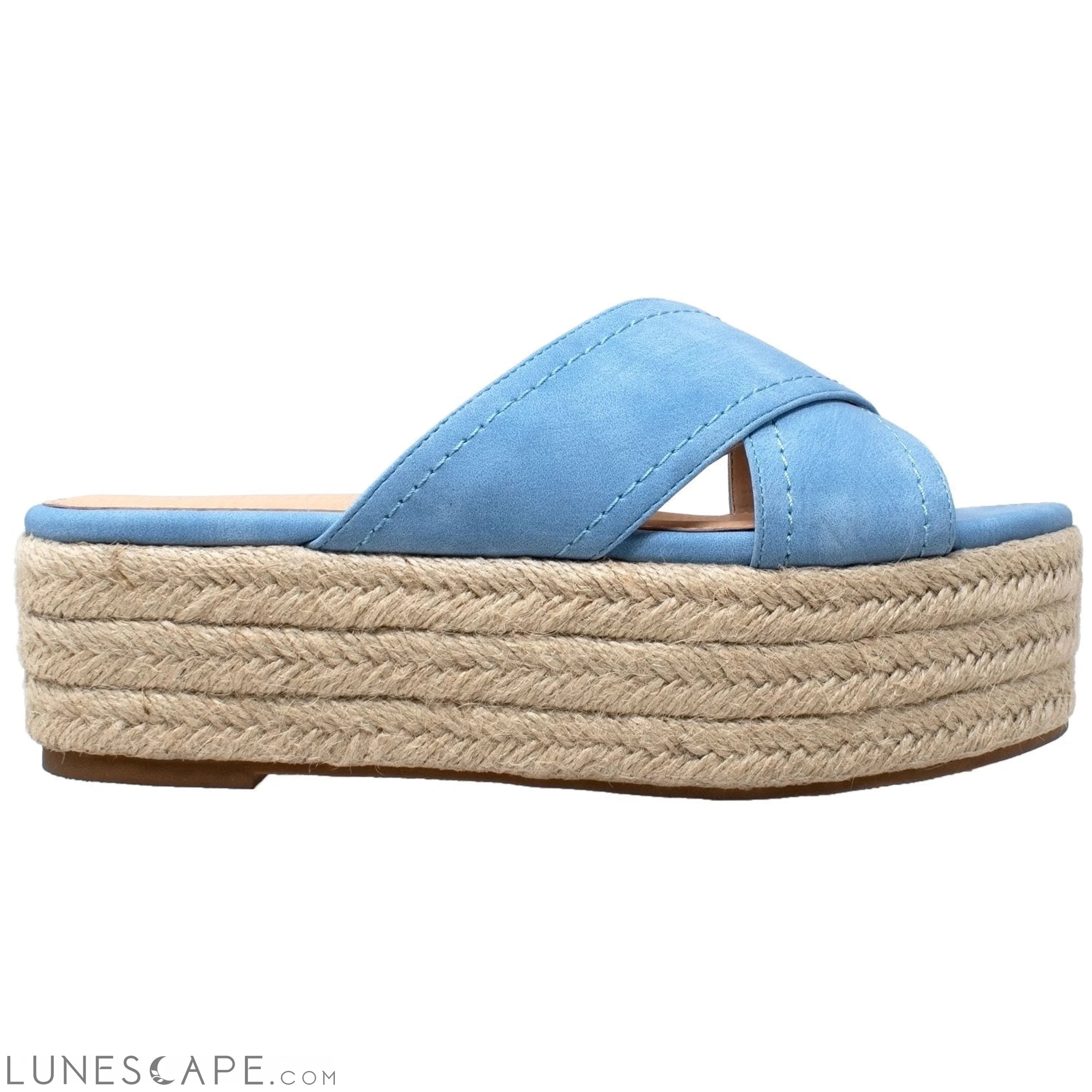 Flatform Espadrille Wedge Sandal LUNESCAPE