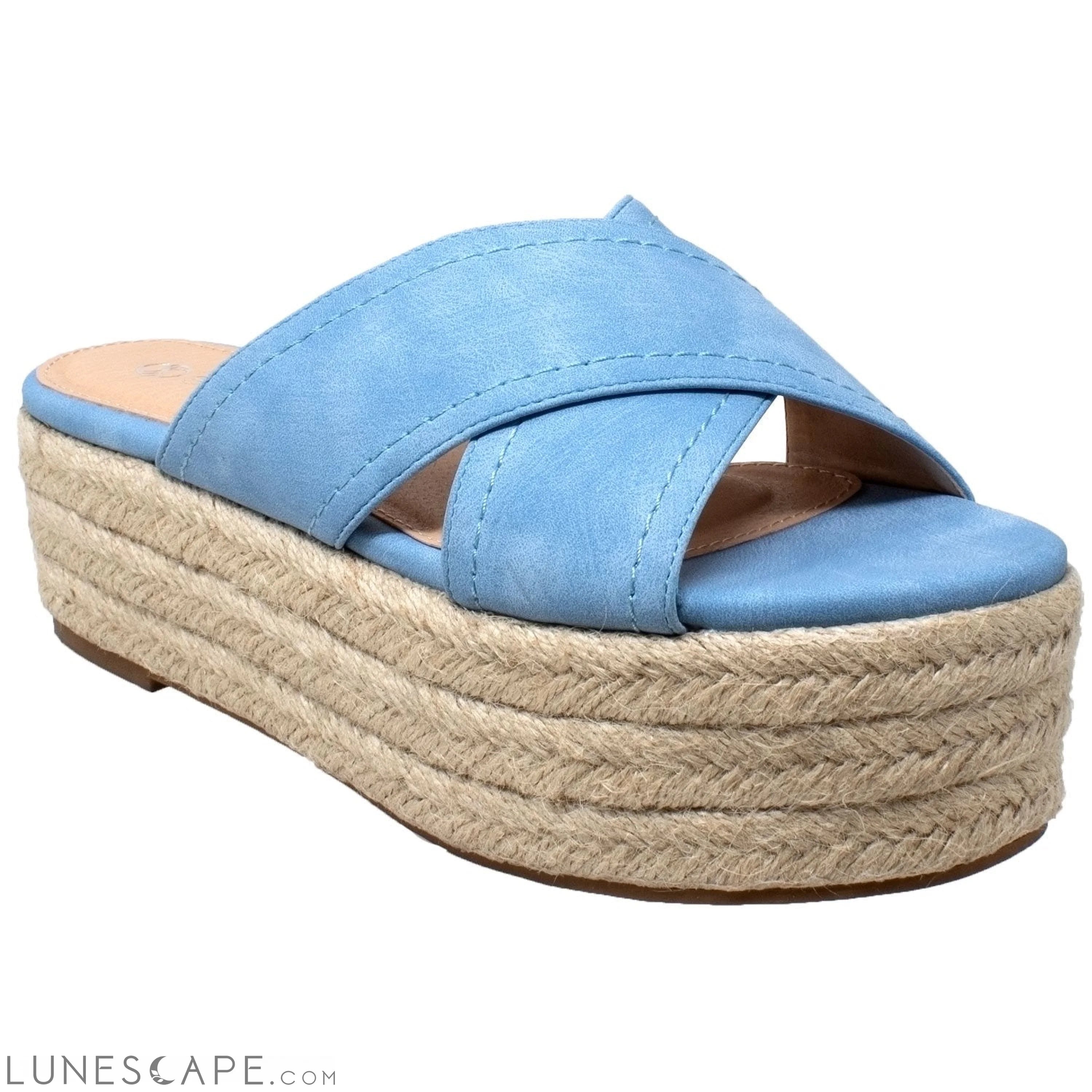 Flatform Espadrille Wedge Sandal LUNESCAPE