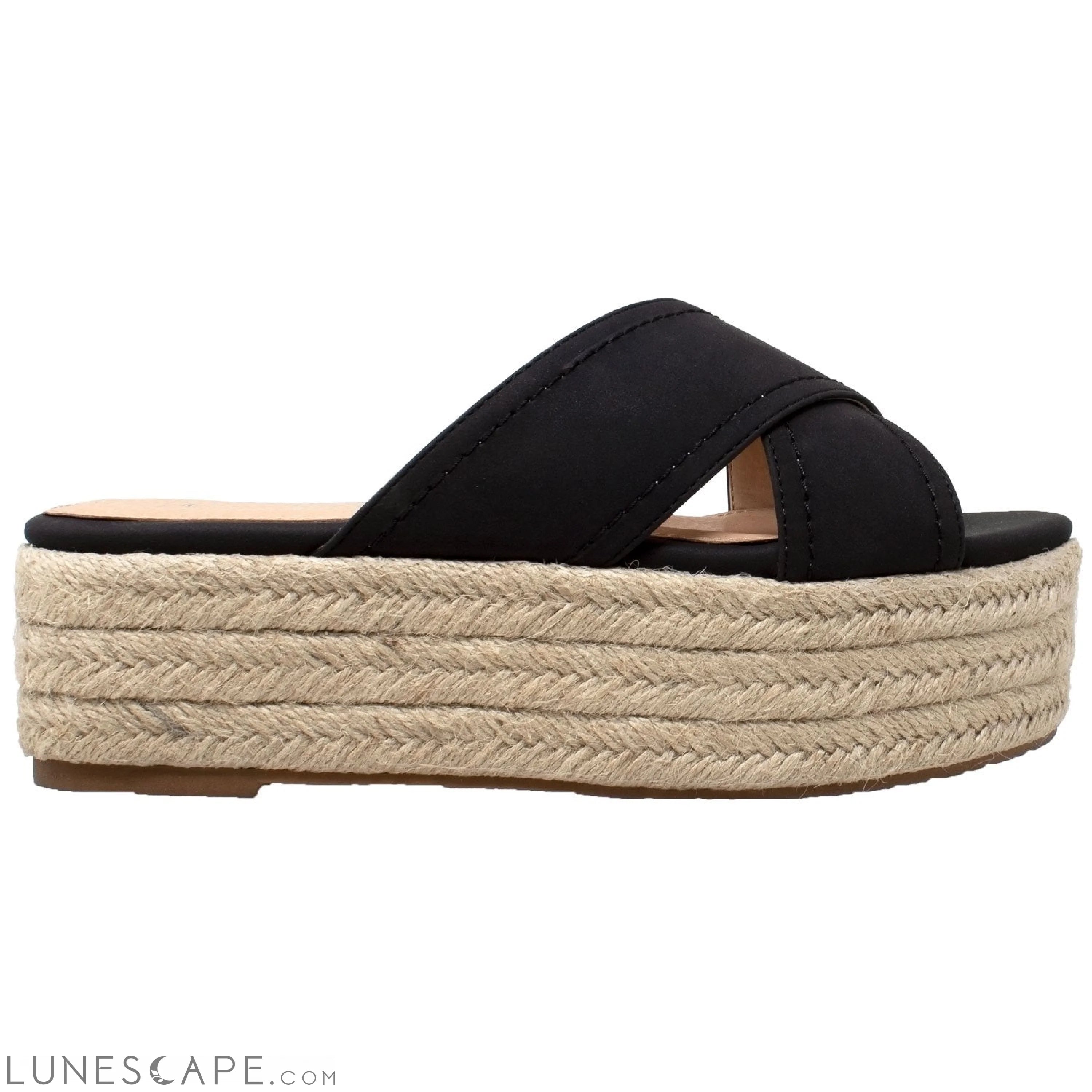 Flatform Espadrille Wedge Sandal LUNESCAPE