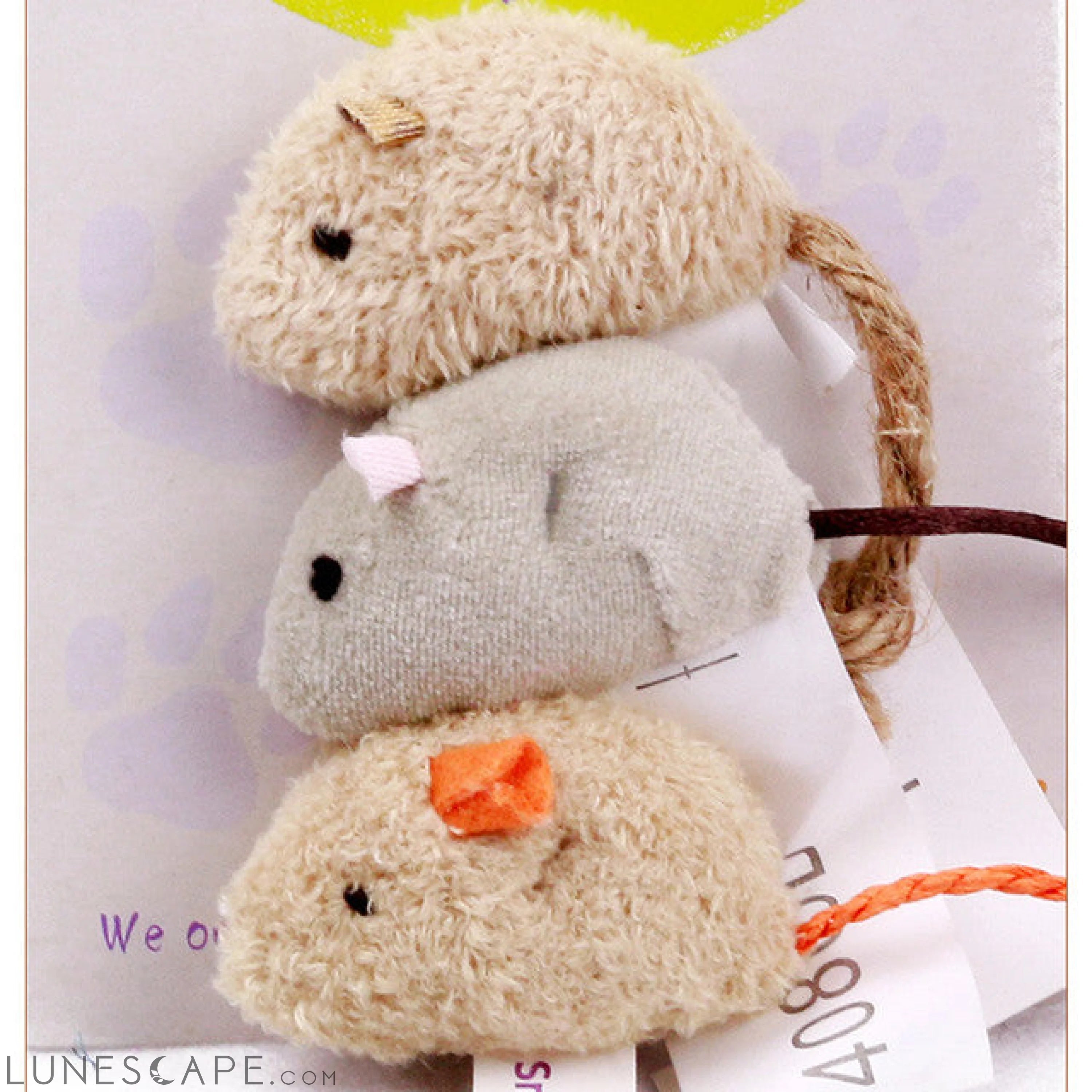 Floral Mice toys for set LUNESCAPE