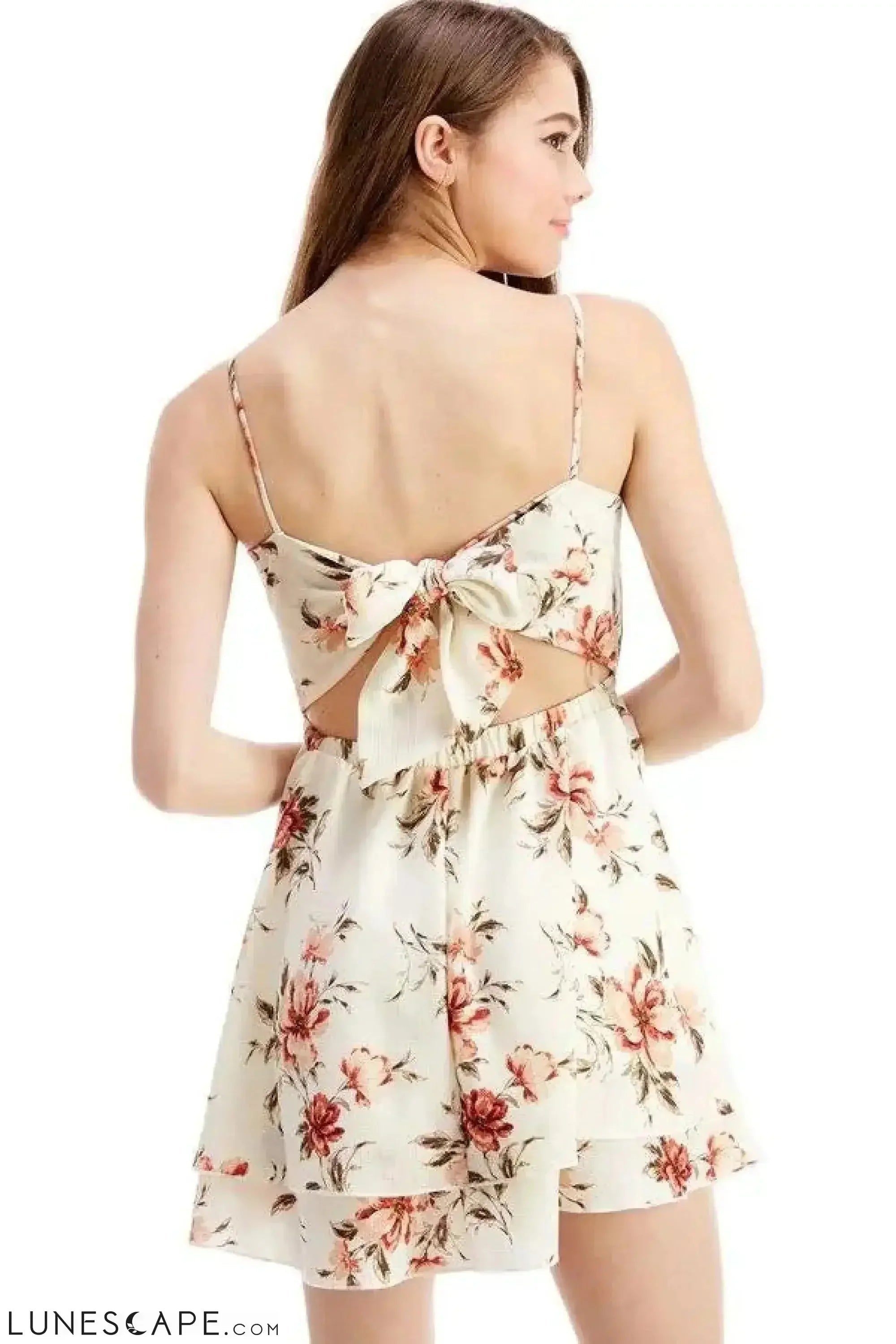 Floral Skater Dress LUNESCAPE