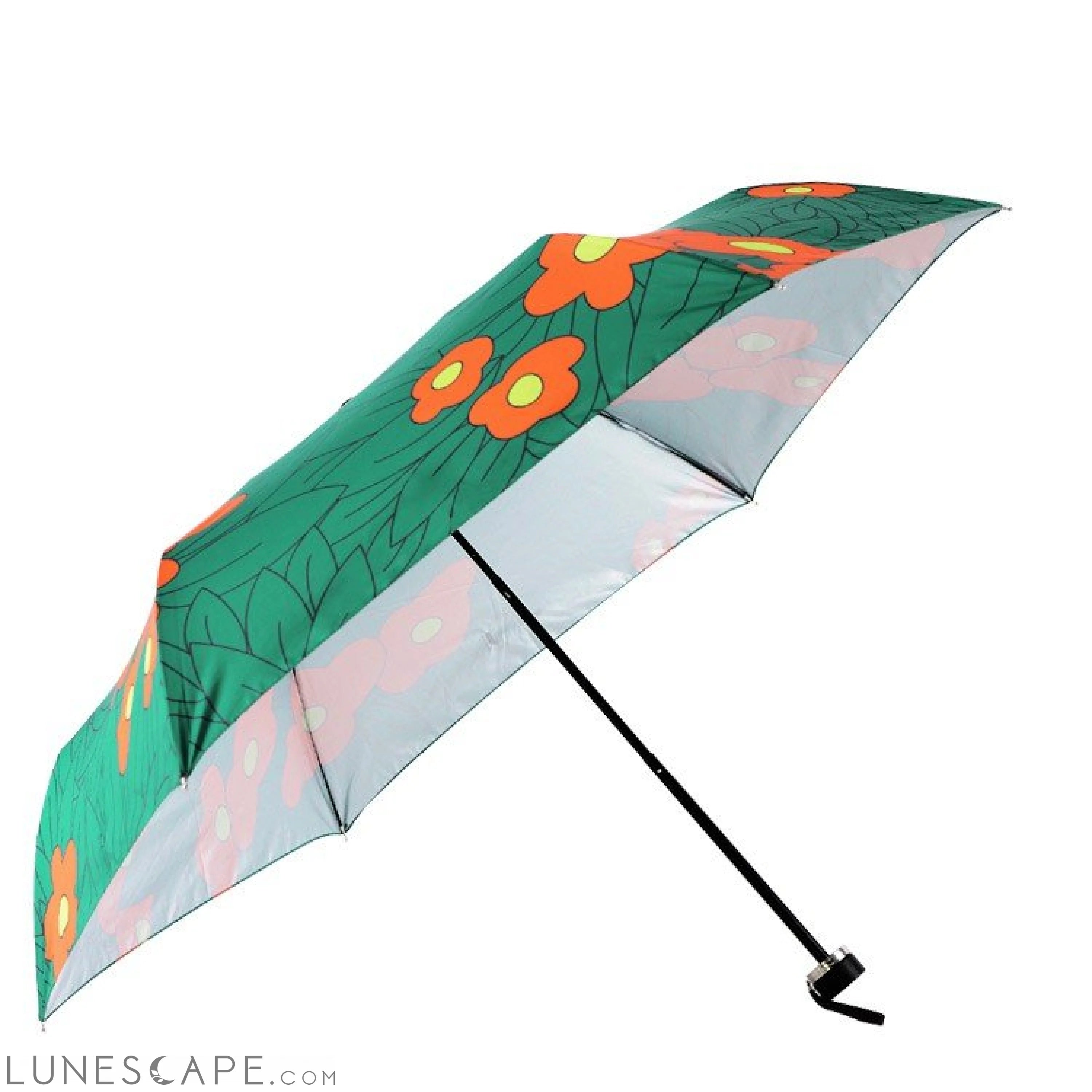Flowers Cat Sunny Umbrella LUNESCAPE