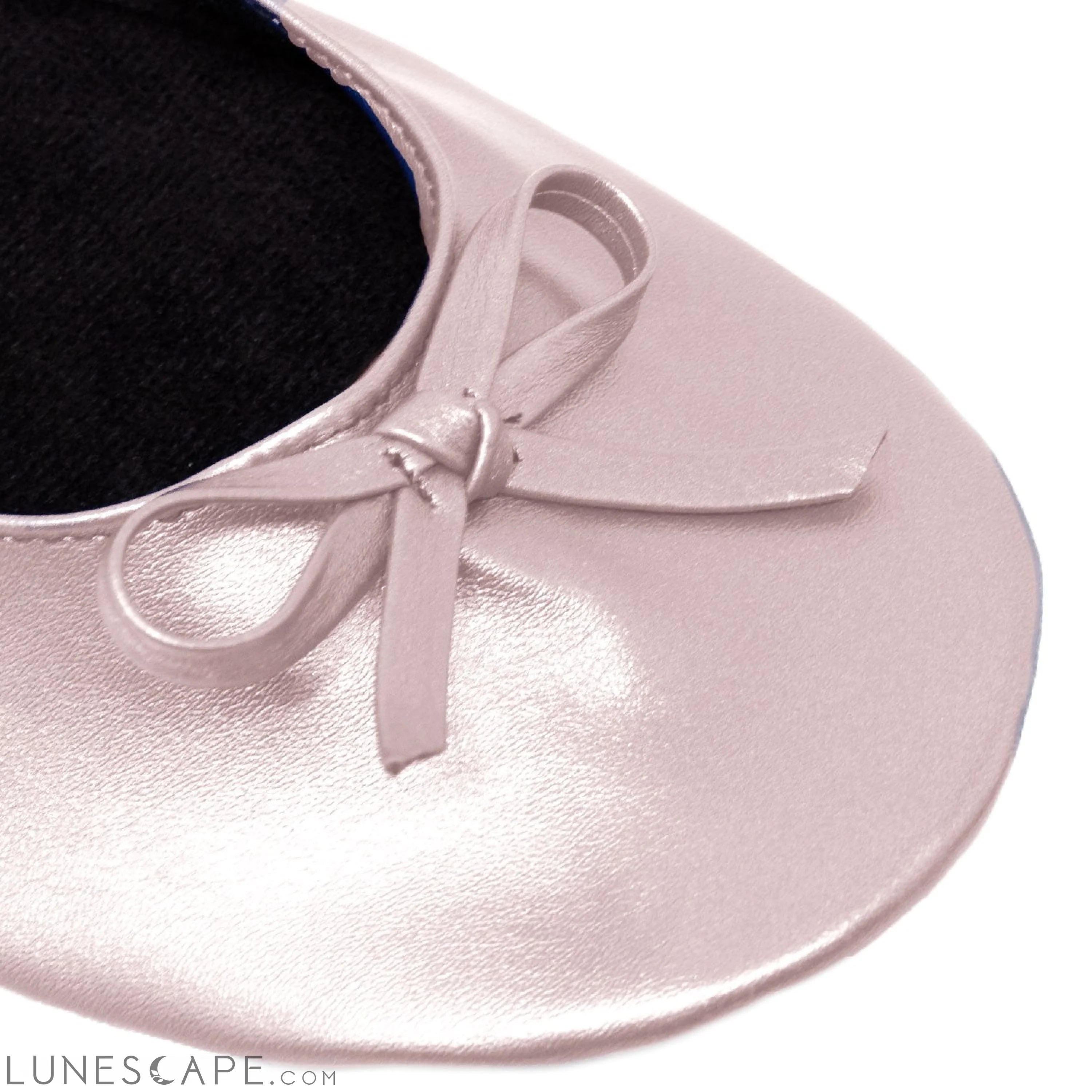 Foldable Ballet Flats Women's Travel Portable Comfortable Shoes Gold LUNESCAPE